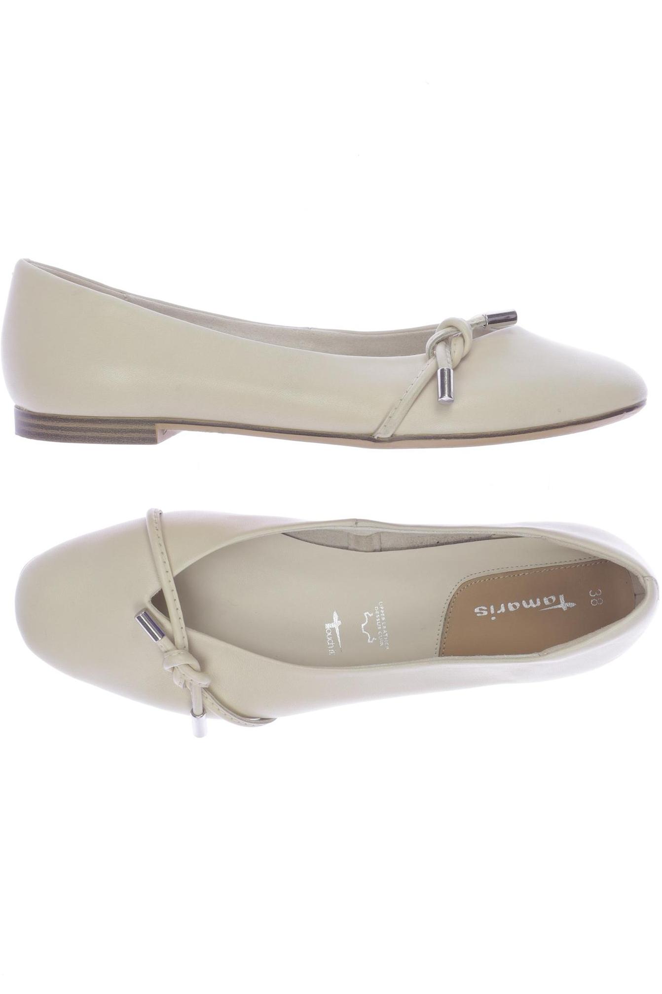 

Tamaris Damen Ballerinas, beige, Gr. 38