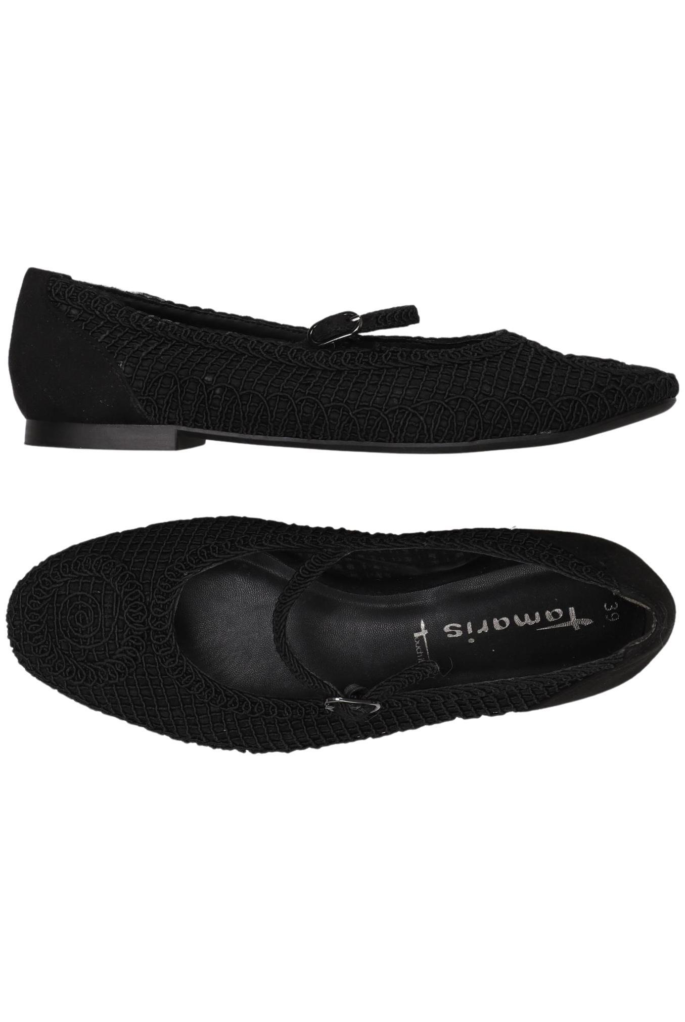 

Tamaris Damen Ballerinas, schwarz, Gr. 39