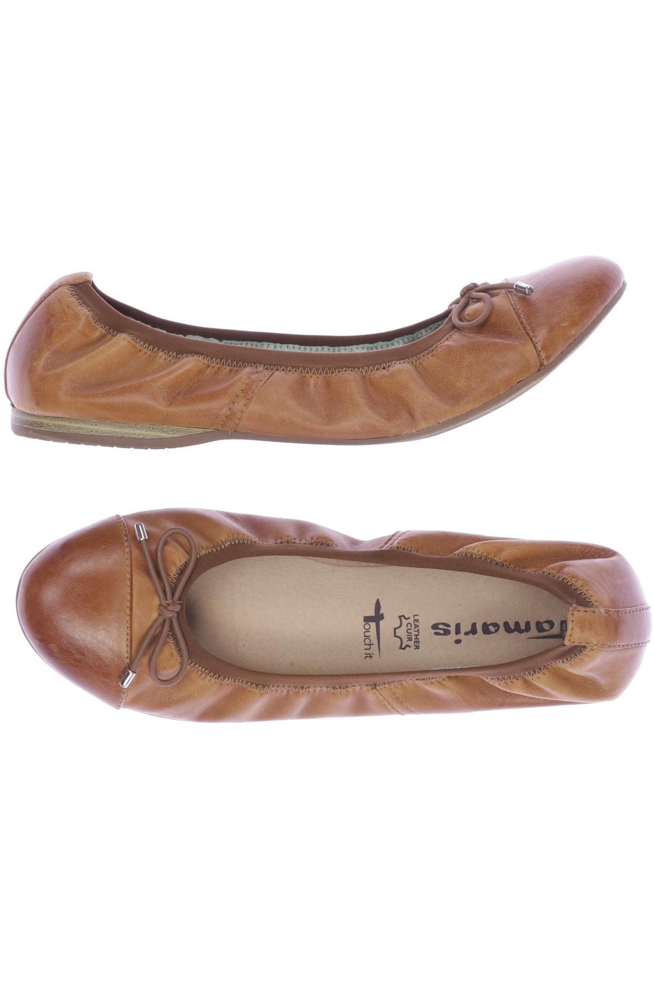 

Tamaris Damen Ballerinas, braun, Gr. 39