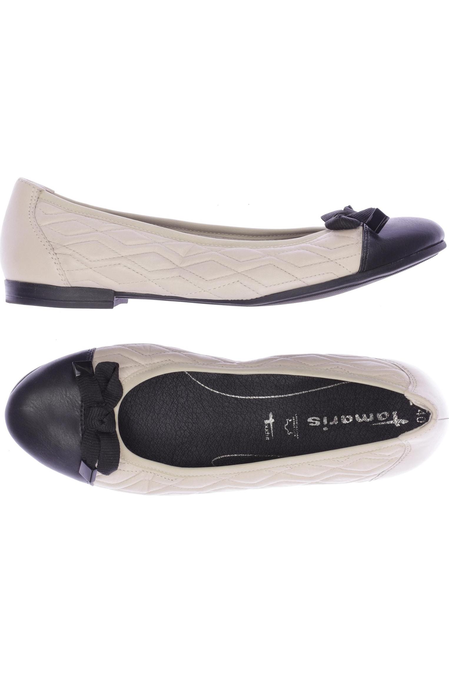 

Tamaris Damen Ballerinas, cremeweiß, Gr. 40