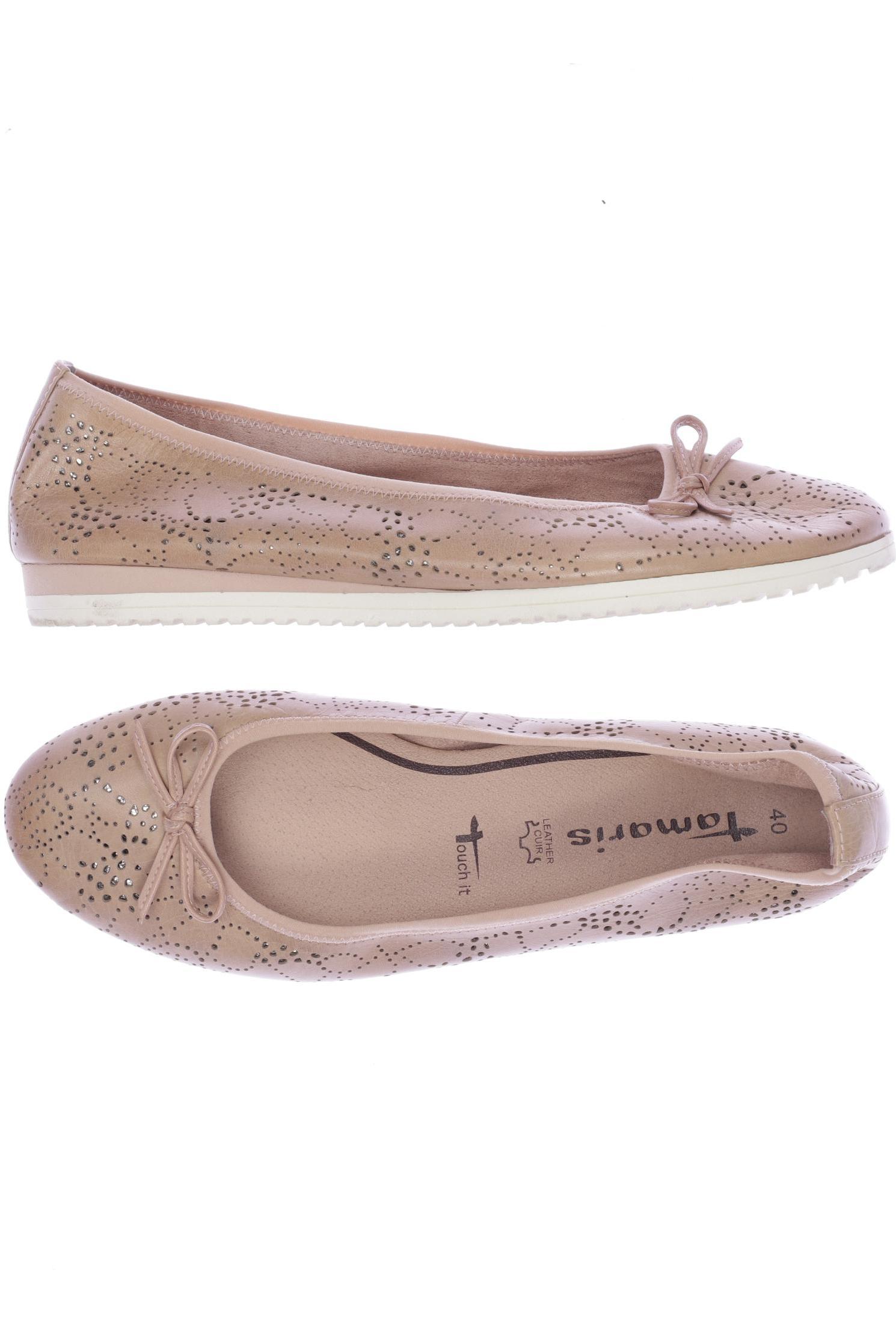 

Tamaris Damen Ballerinas, beige, Gr. 40