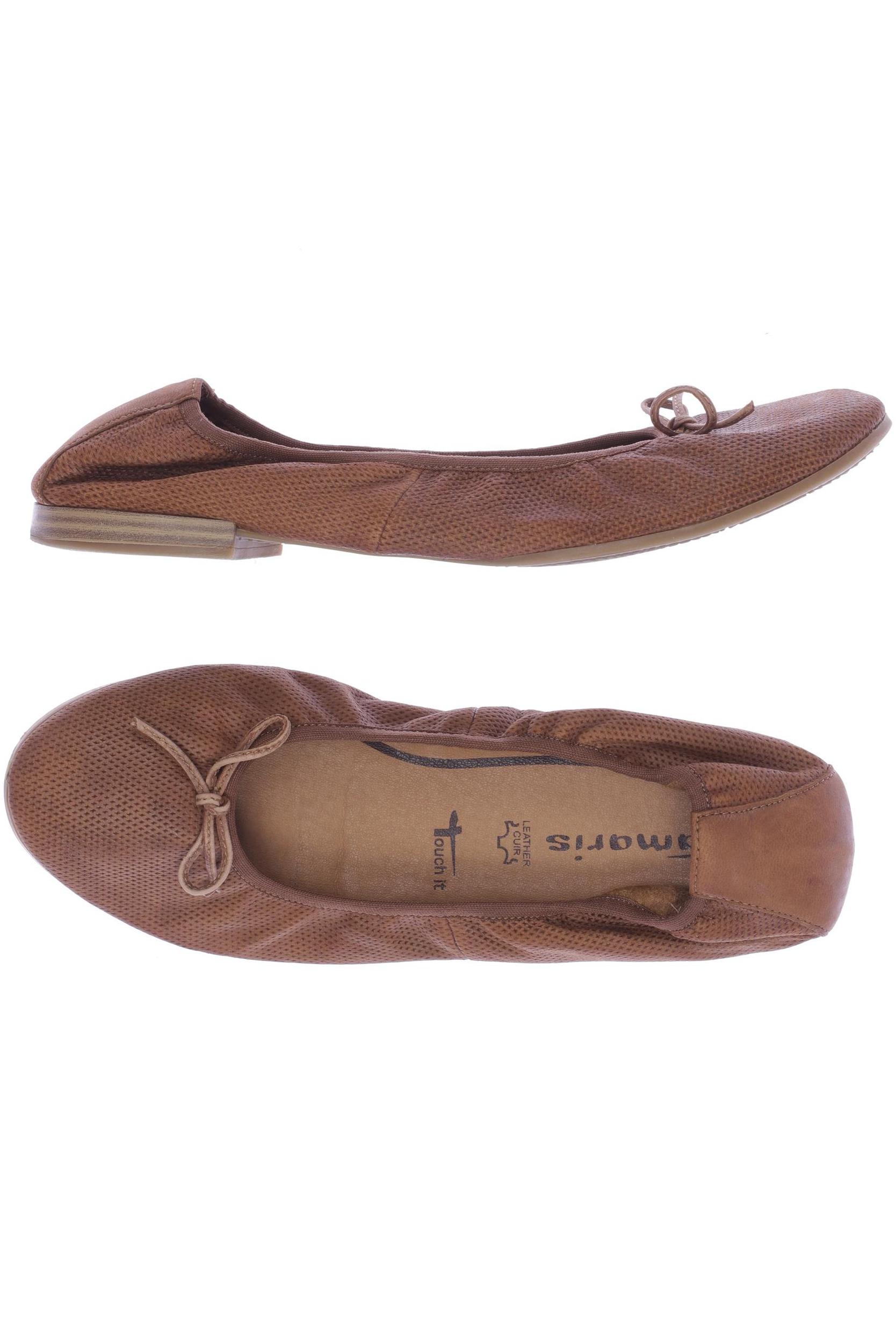 

Tamaris Damen Ballerinas, braun, Gr. 40