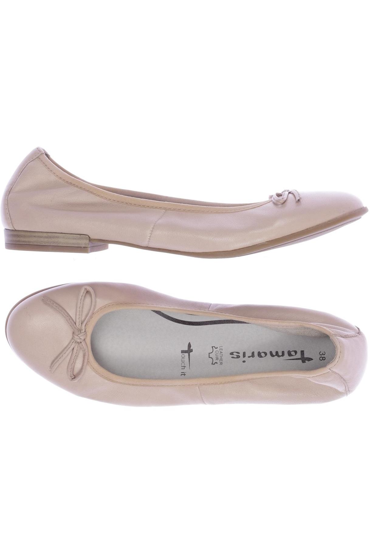 

Tamaris Damen Ballerinas, beige, Gr. 38