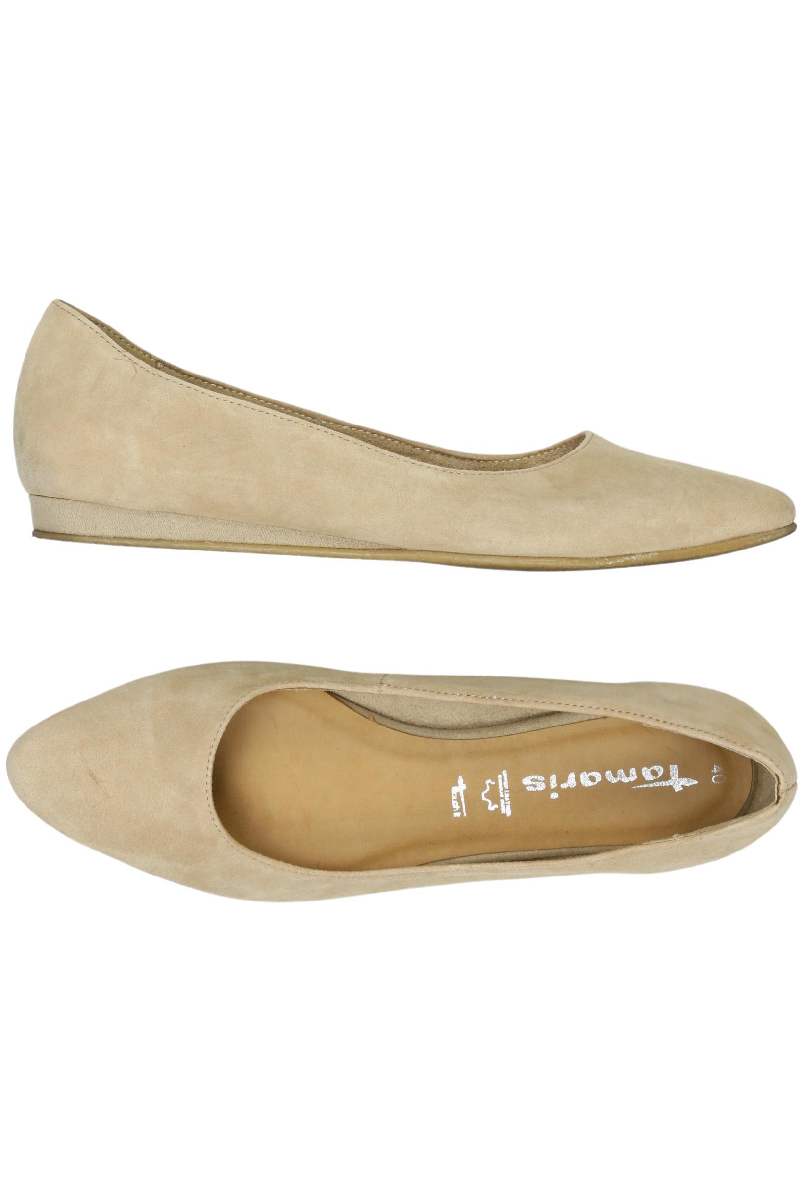

Tamaris Damen Ballerinas, beige, Gr. 40