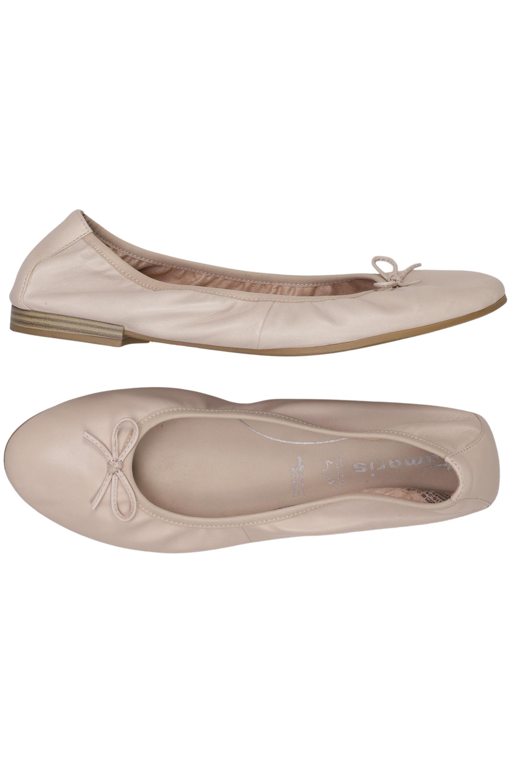 

Tamaris Damen Ballerinas, beige, Gr. 42