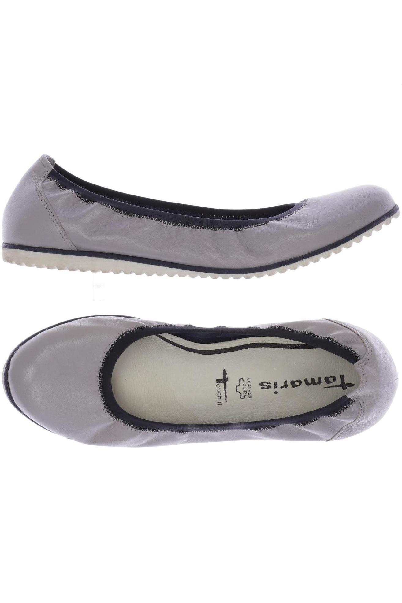 

Tamaris Damen Ballerinas, grau, Gr. 38