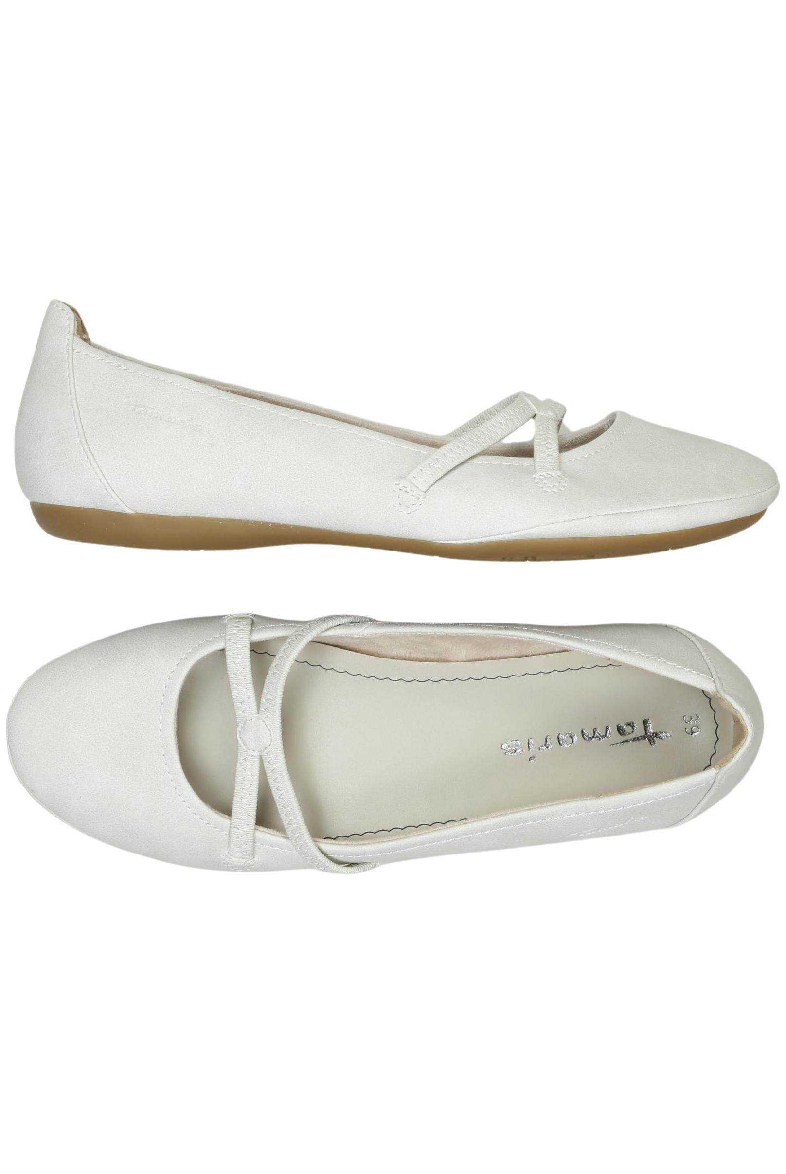 

Tamaris Damen Ballerinas, weiß, Gr. 39