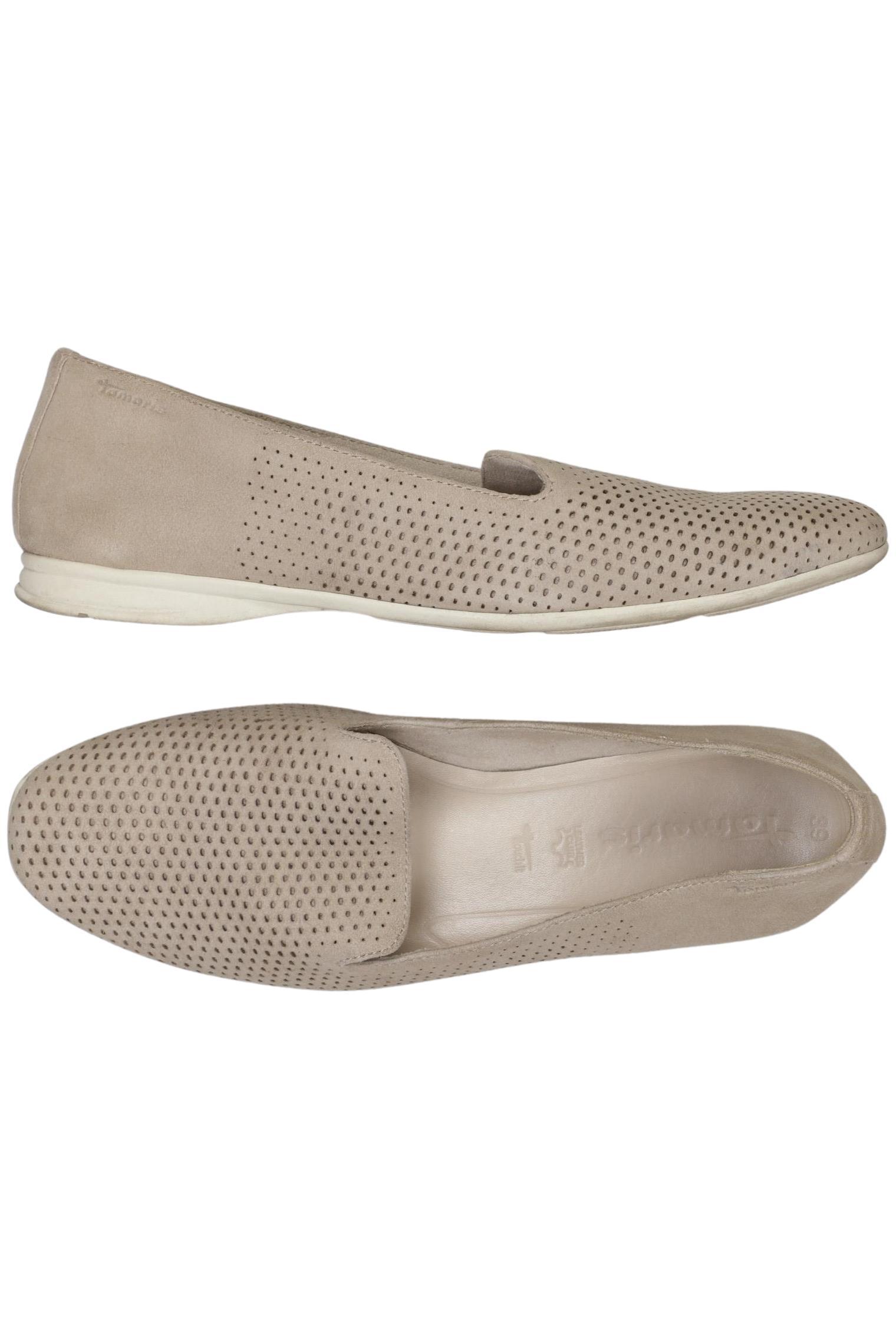 

Tamaris Damen Ballerinas, beige, Gr. 39