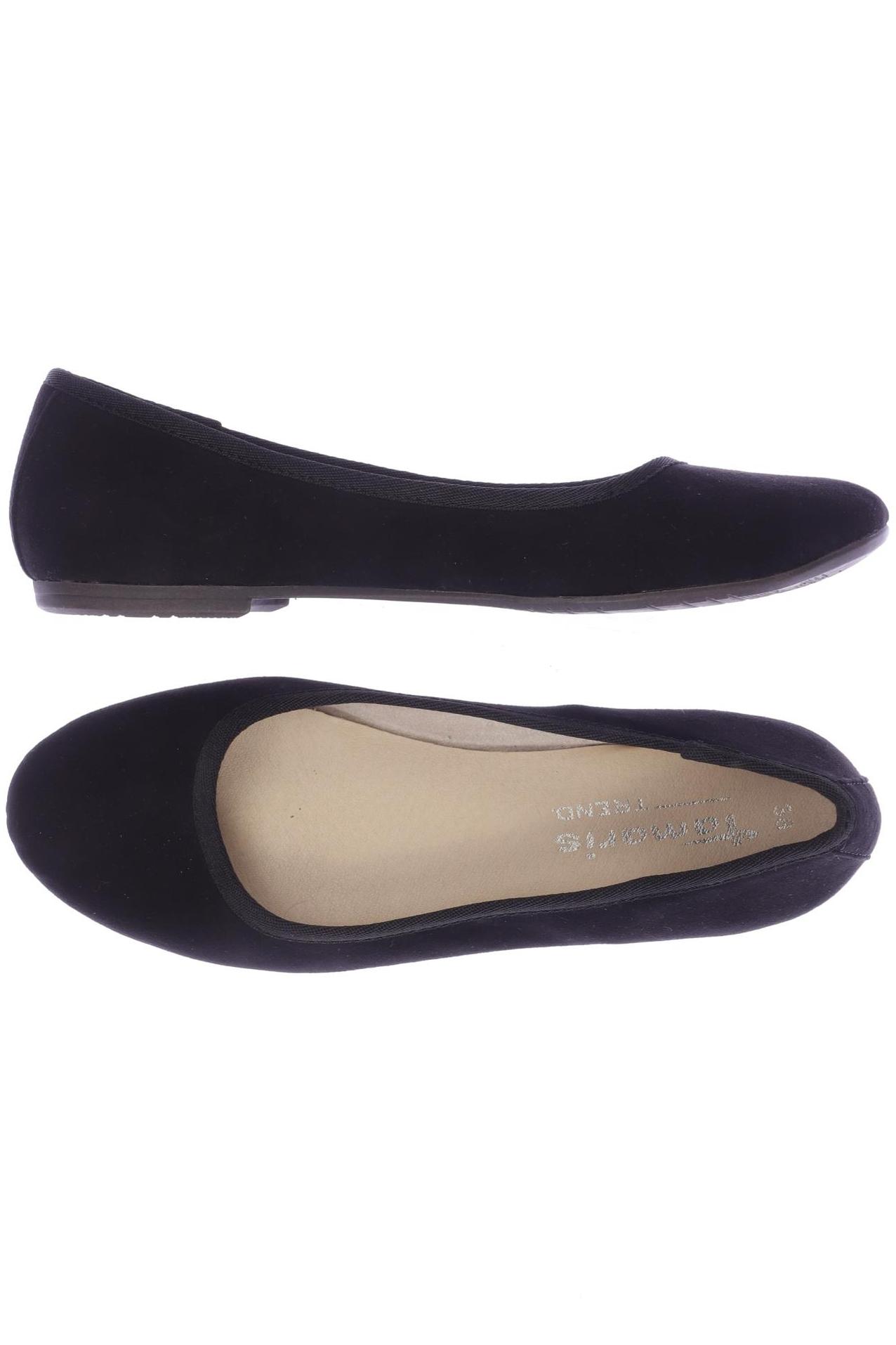 

Tamaris Damen Ballerinas, schwarz, Gr. 38