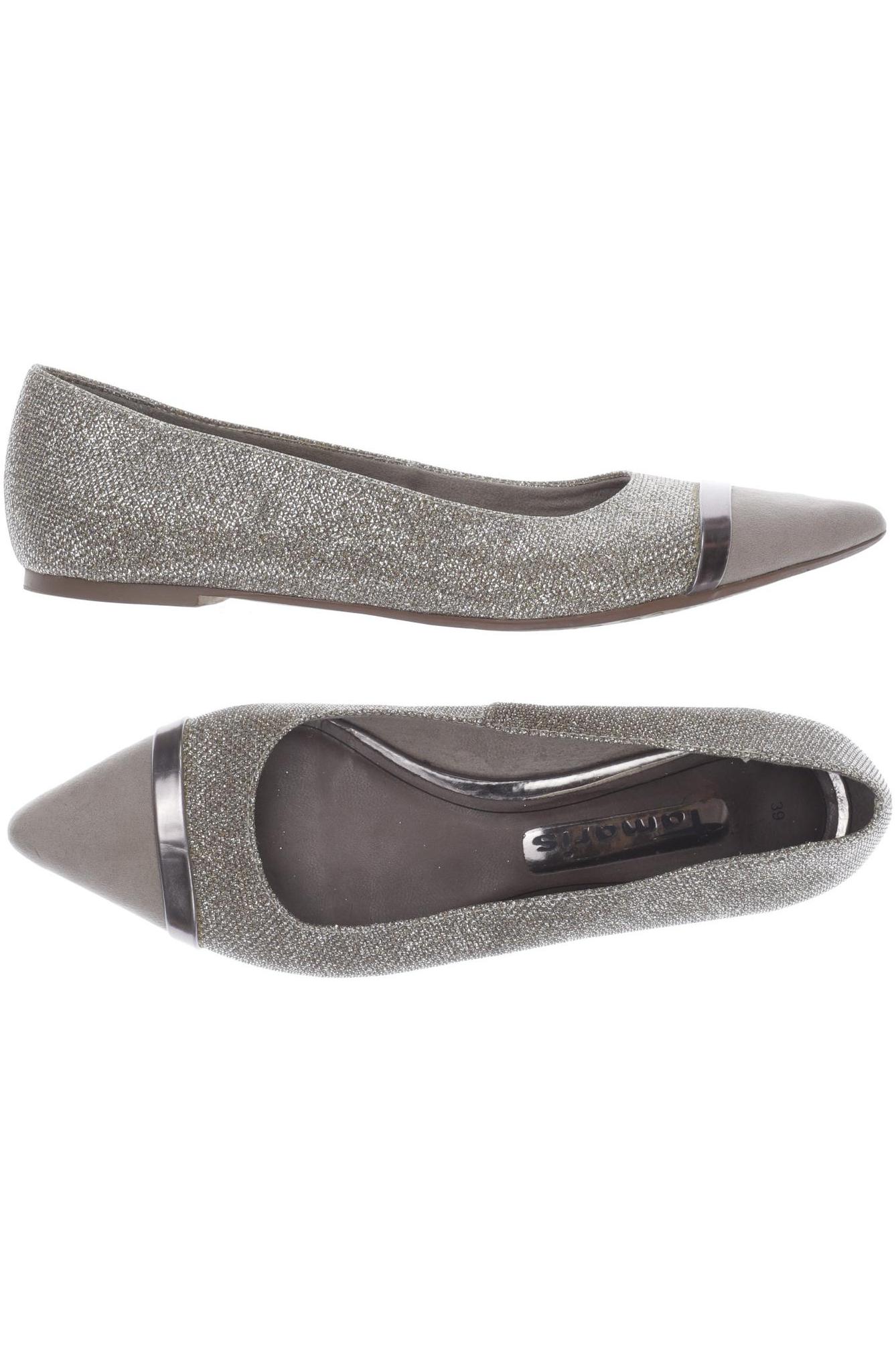 

Tamaris Damen Ballerinas, gold, Gr. 39