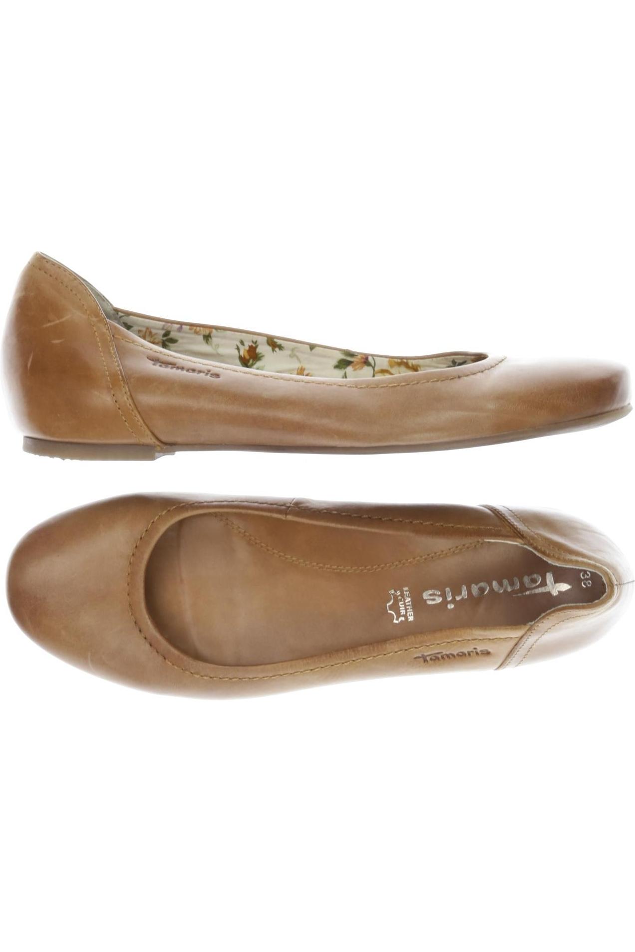 

Tamaris Damen Ballerinas, braun, Gr. 38