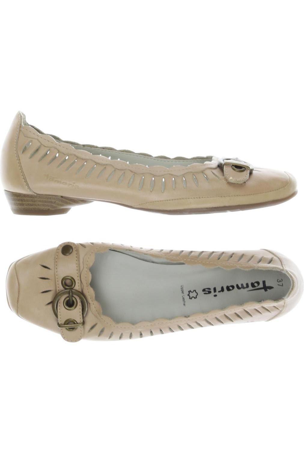 

Tamaris Damen Ballerinas, beige, Gr. 37
