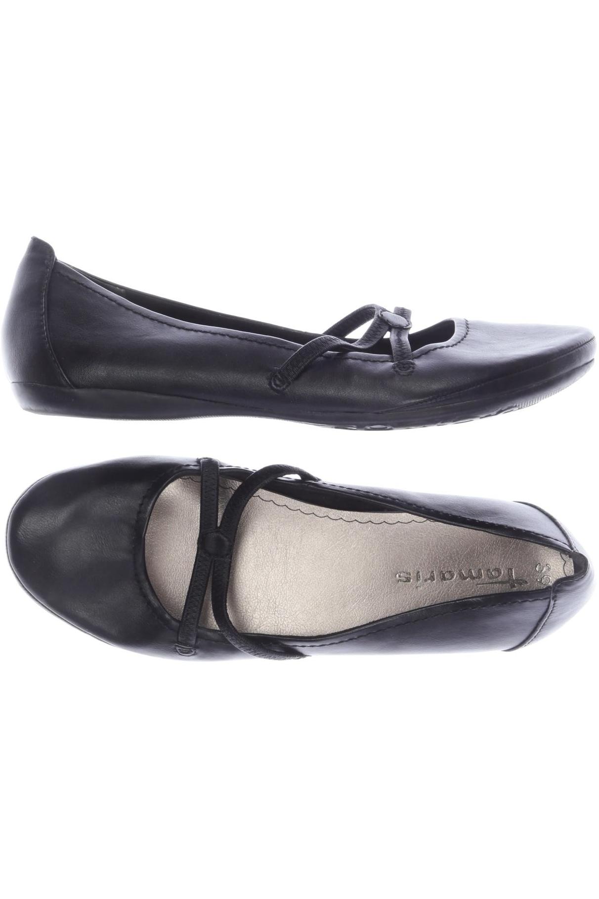

Tamaris Damen Ballerinas, schwarz, Gr. 39