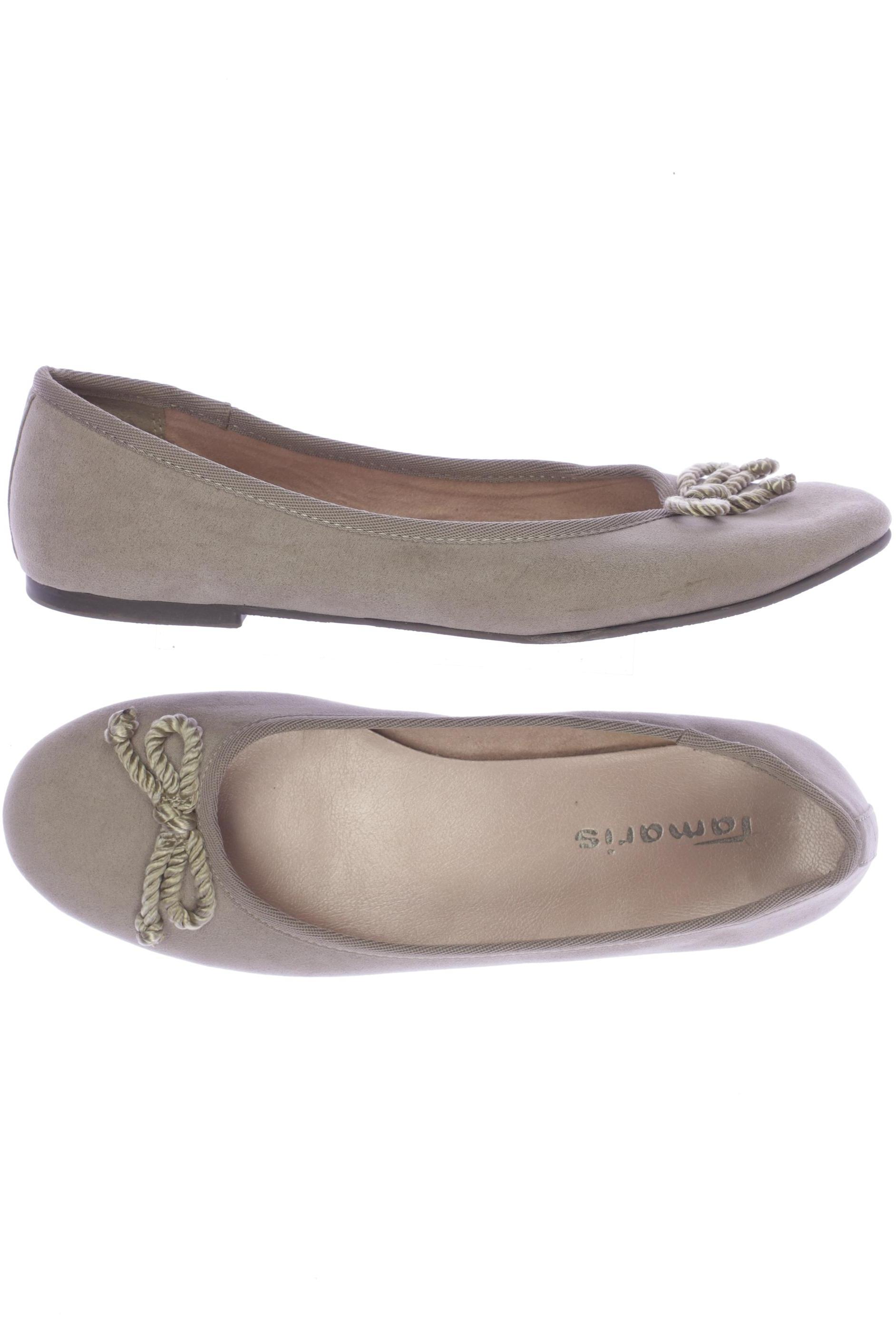 

Tamaris Damen Ballerinas, beige, Gr. 39