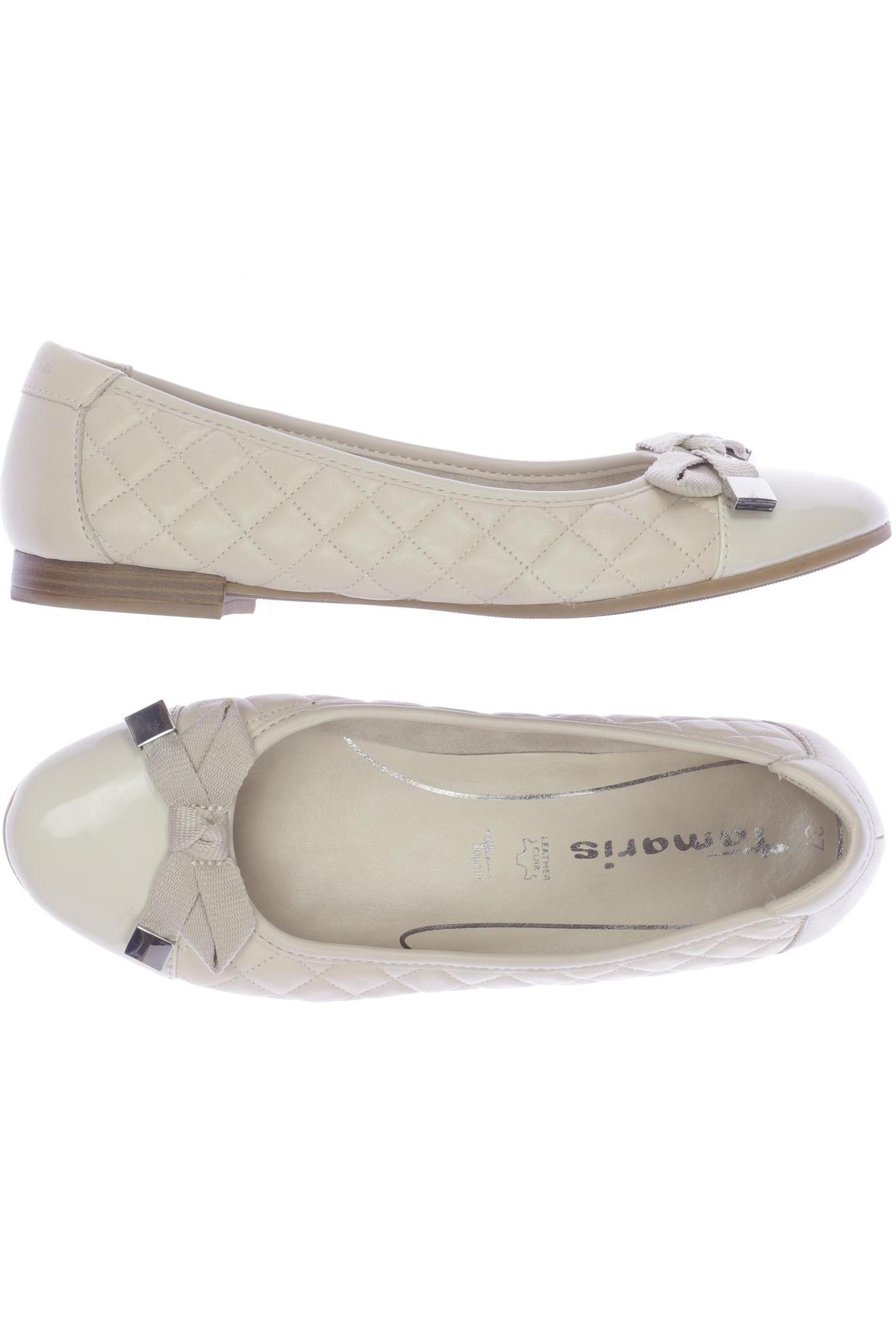 

Tamaris Damen Ballerinas, cremeweiß, Gr. 37