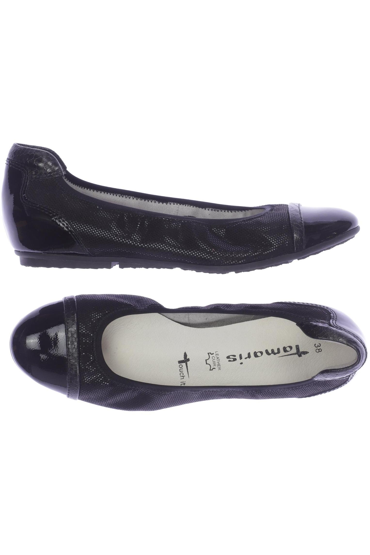 

Tamaris Damen Ballerinas, schwarz, Gr. 38