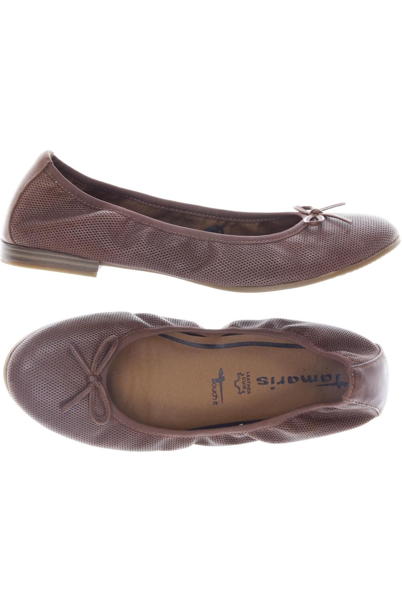 

Tamaris Damen Ballerinas, braun, Gr. 38