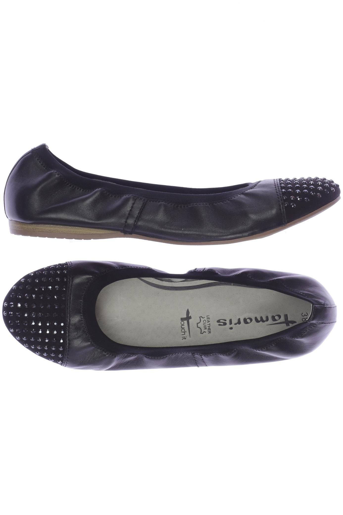 

Tamaris Damen Ballerinas, schwarz, Gr. 38