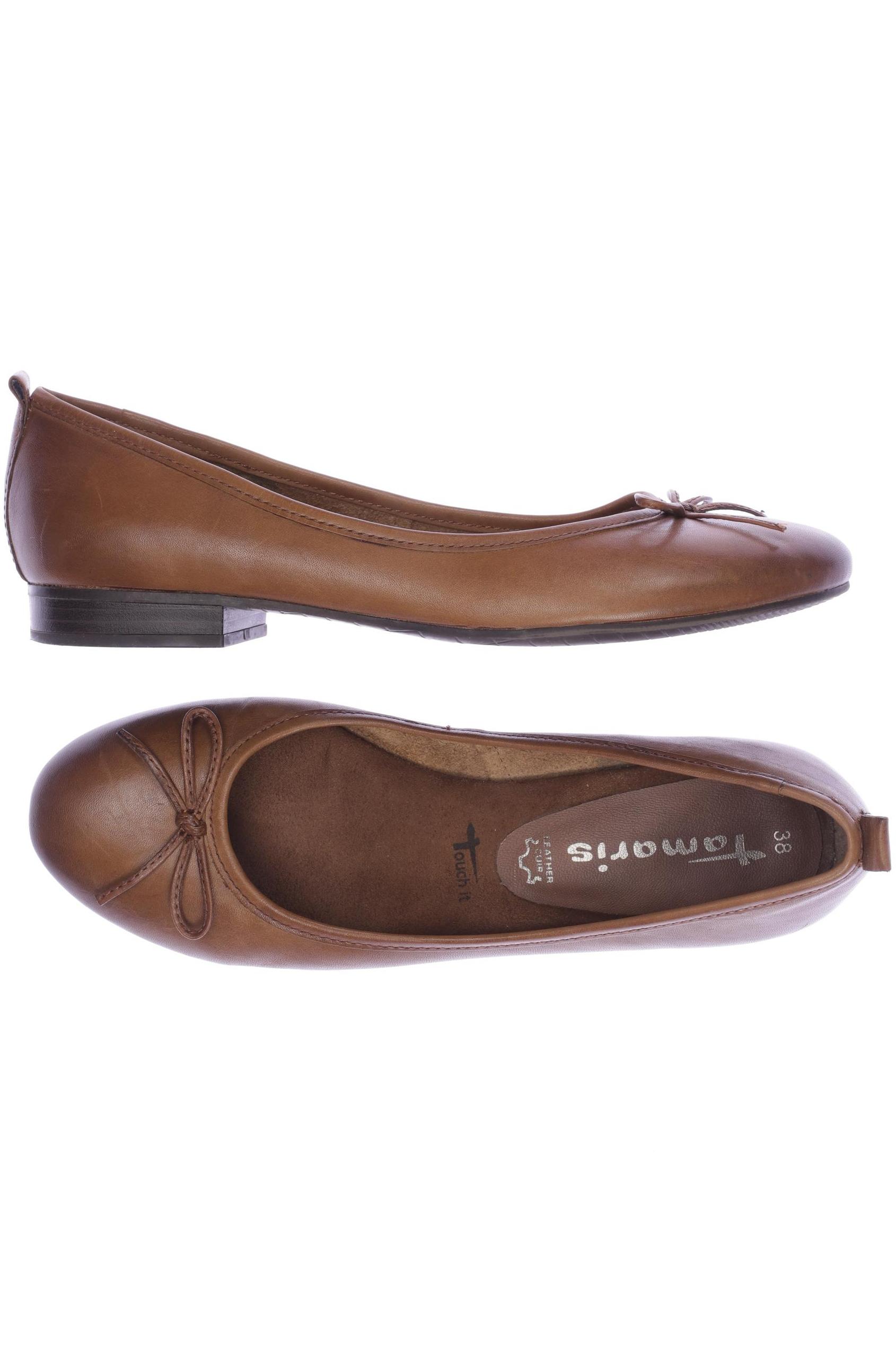 

Tamaris Damen Ballerinas, braun, Gr. 38