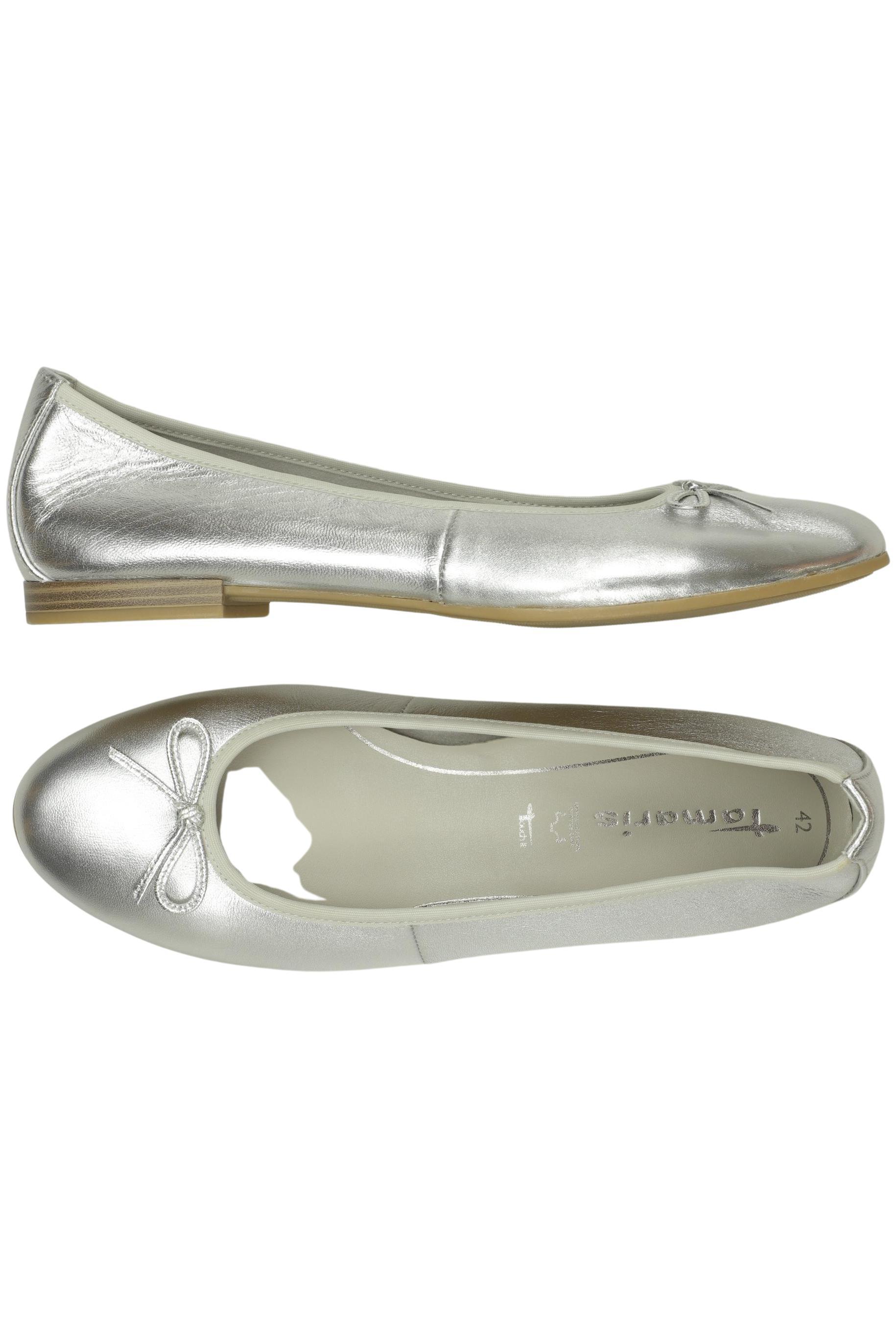 

Tamaris Damen Ballerinas, silber, Gr. 42
