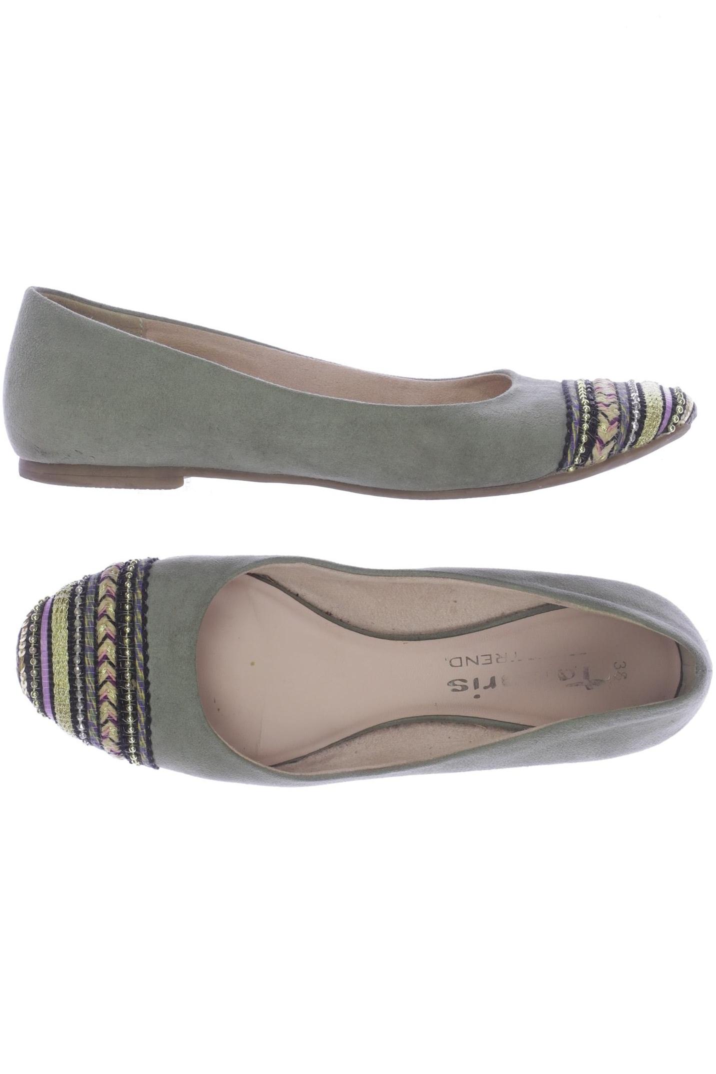 

Tamaris Damen Ballerinas, grün, Gr. 38
