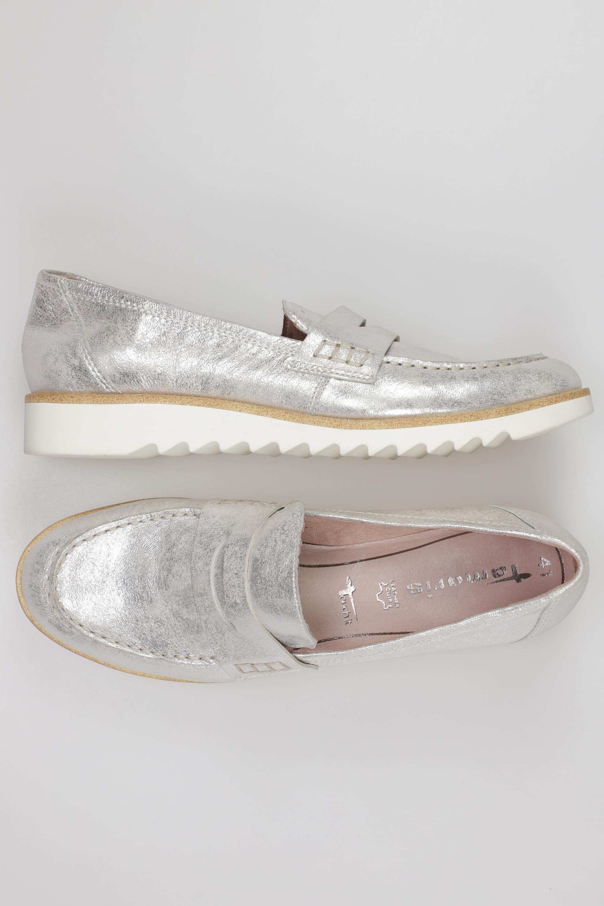 

Tamaris Damen Halbschuh, silber, Gr. 41