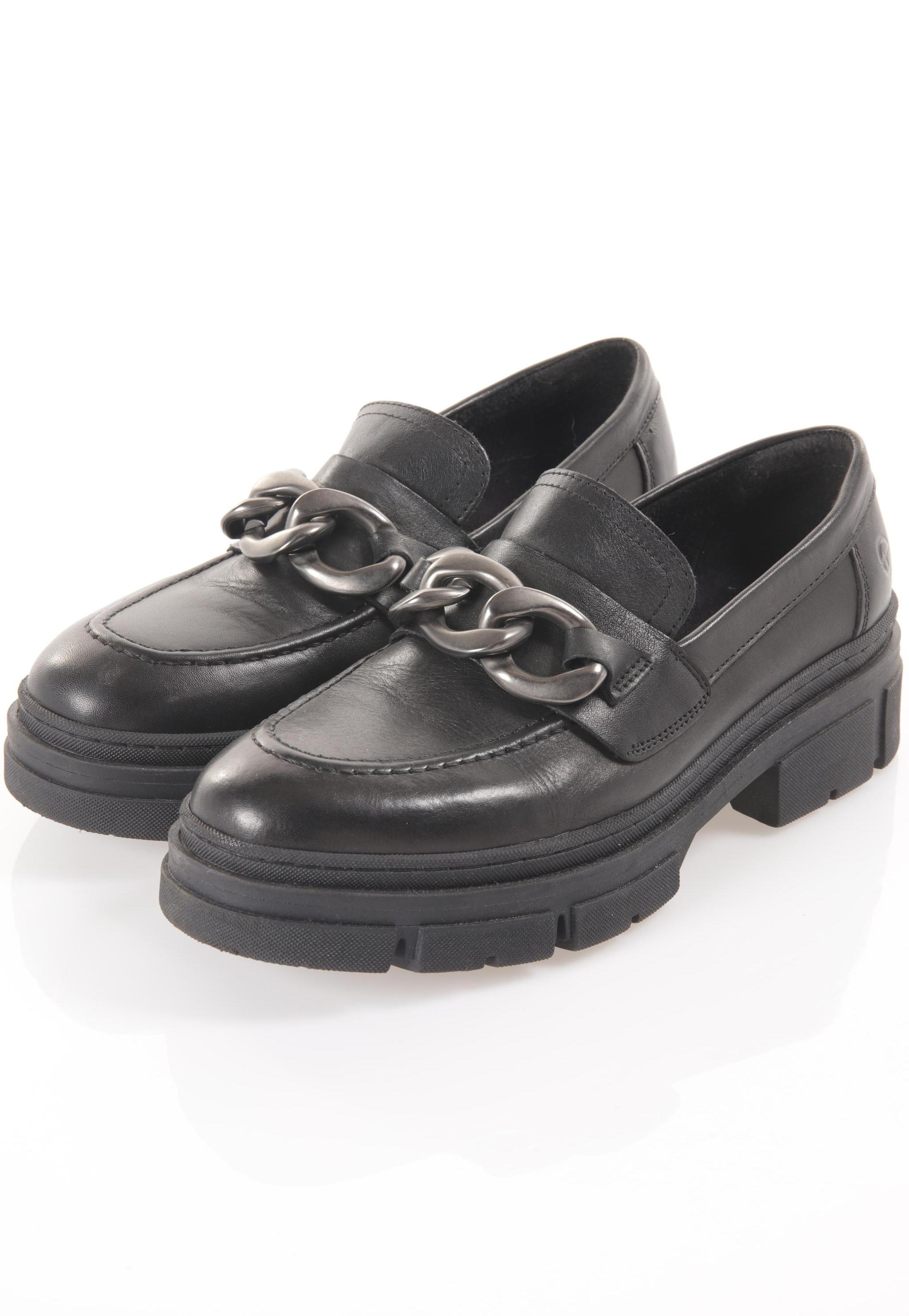 

Tamaris Damen Halbschuh, schwarz, Gr. 38