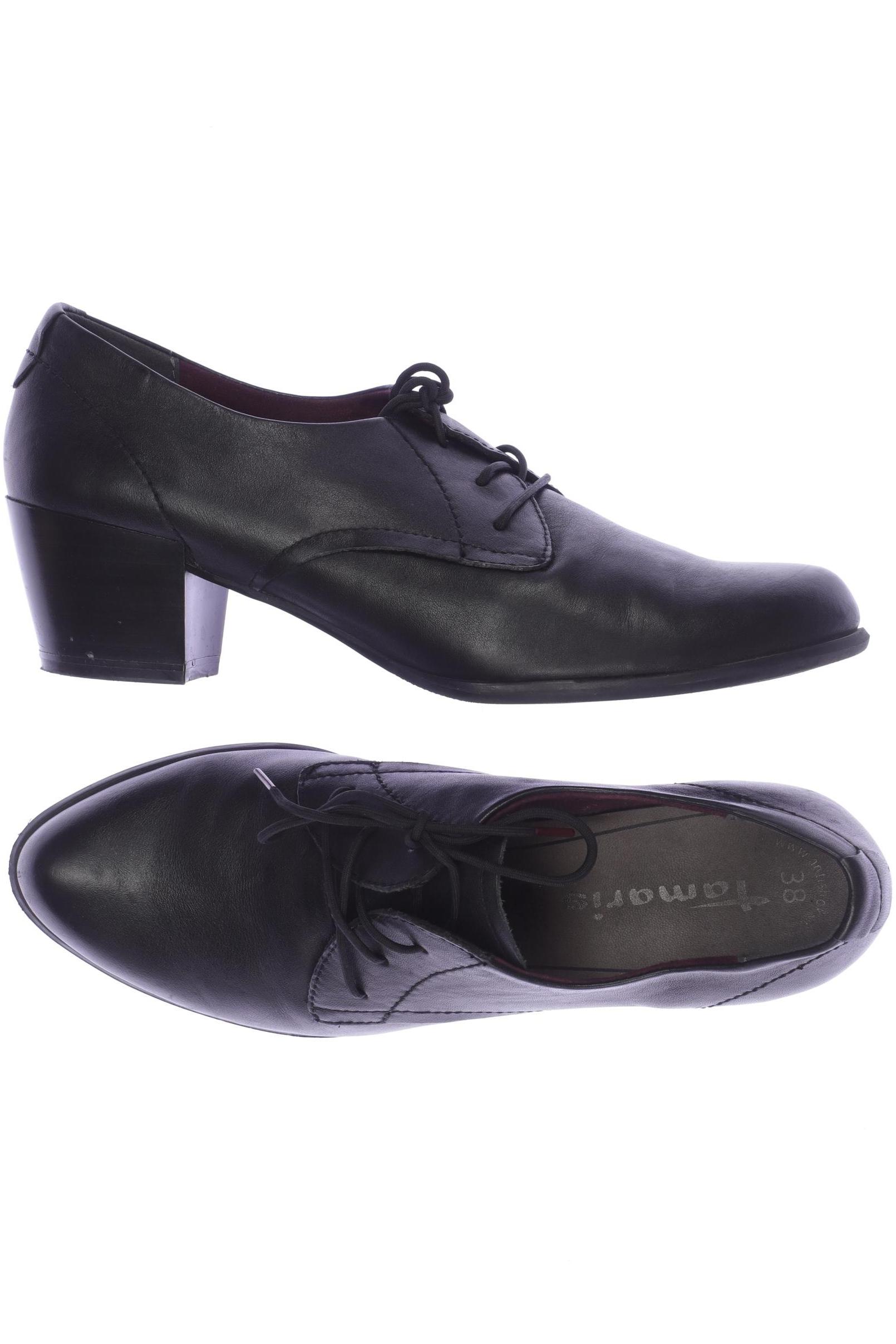 

Tamaris Damen Halbschuh, schwarz, Gr. 38