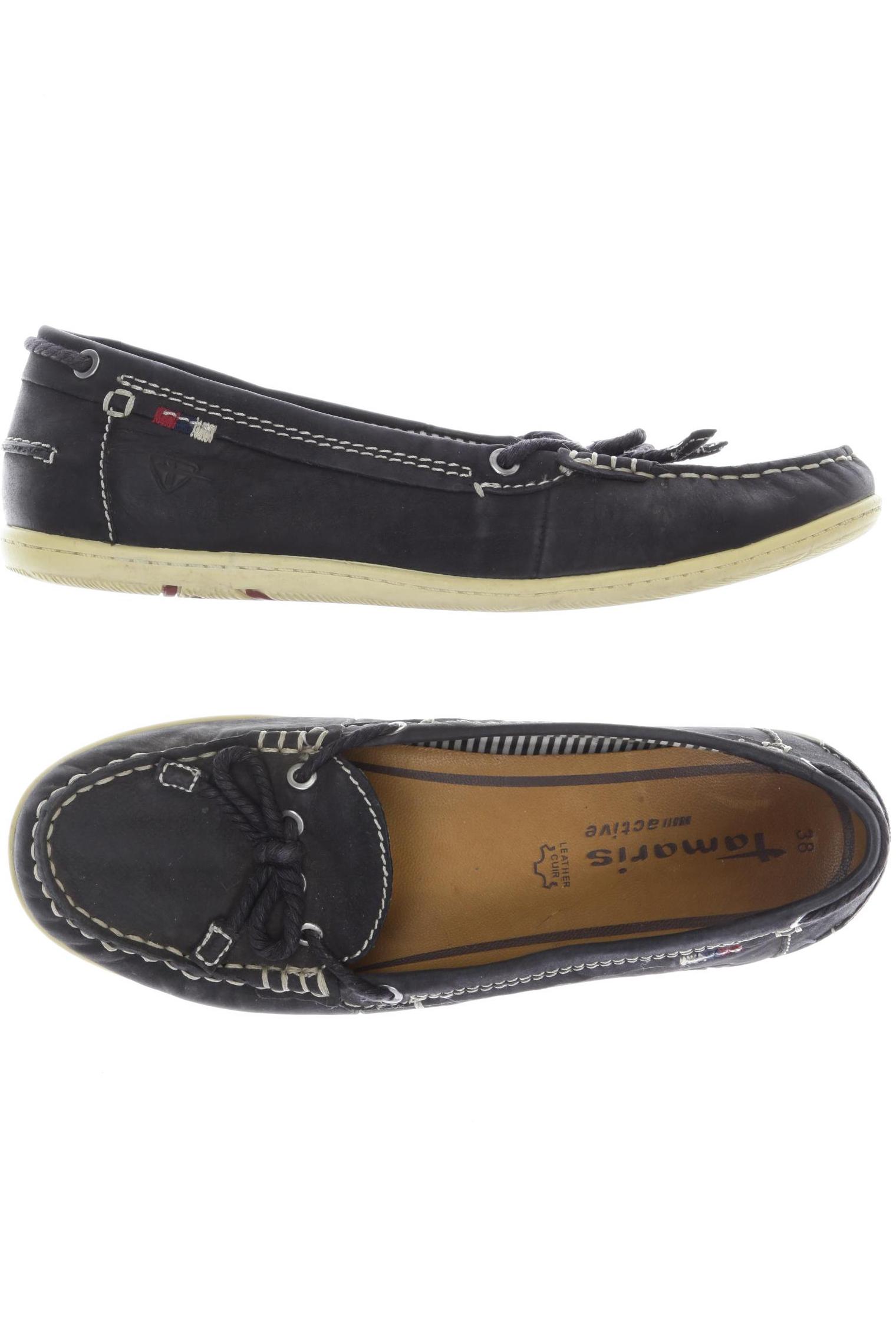

Tamaris Damen Halbschuh, schwarz, Gr. 38