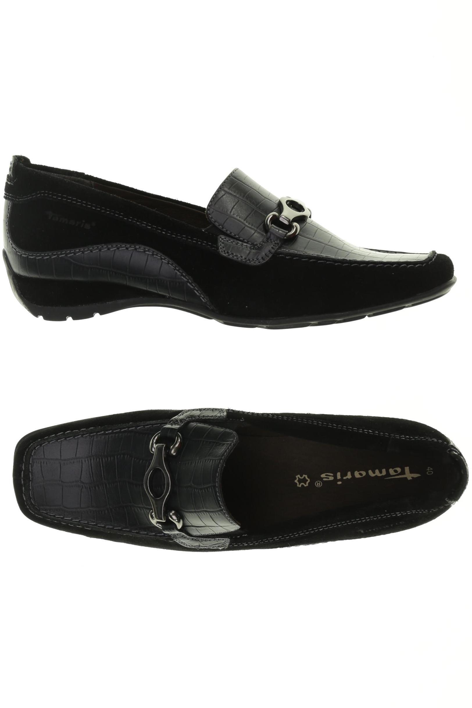 

Tamaris Damen Halbschuh, schwarz, Gr. 40