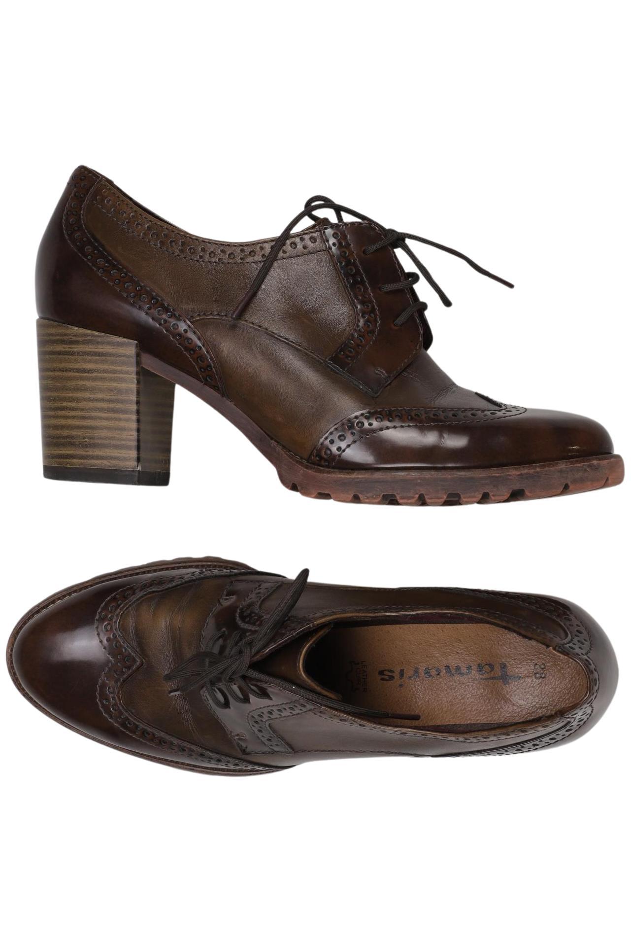 

Tamaris Damen Halbschuh, braun, Gr. 38