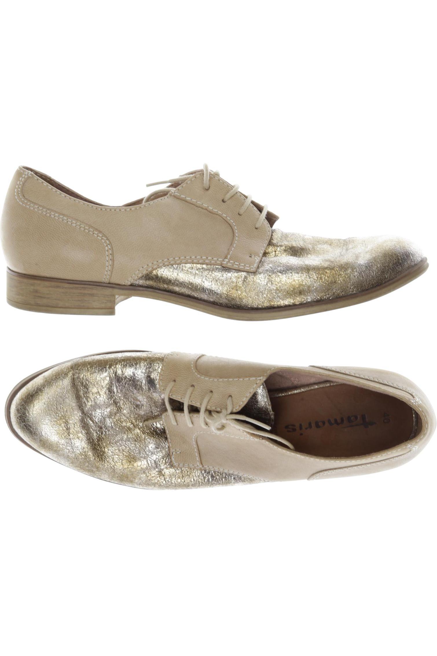 

Tamaris Damen Halbschuh, beige, Gr. 40