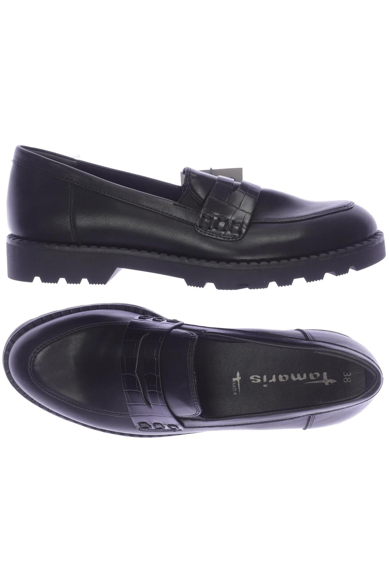 

Tamaris Damen Halbschuh, schwarz, Gr. 38