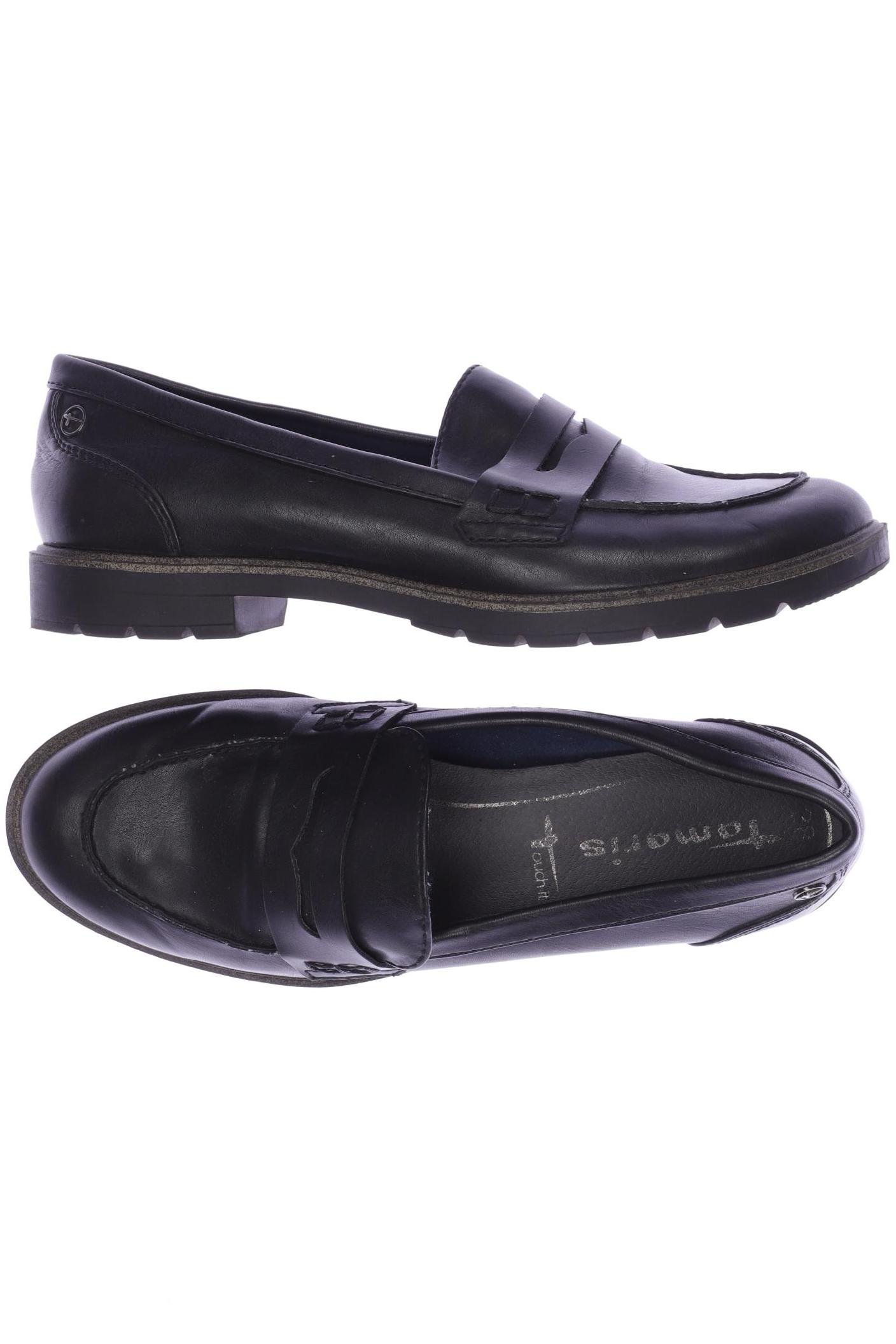

Tamaris Damen Halbschuh, schwarz, Gr. 38