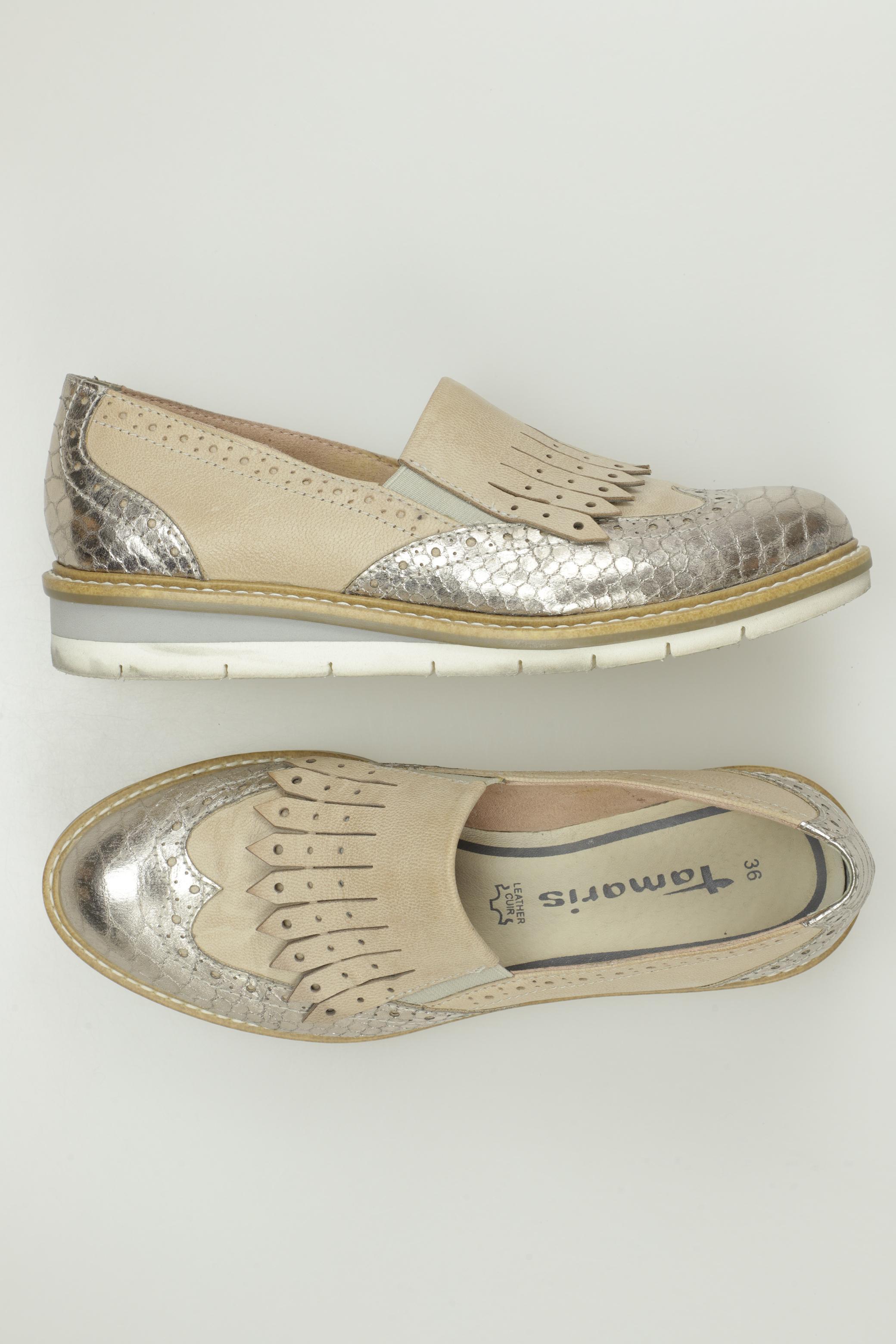 

Tamaris Damen Halbschuh, beige, Gr. 36