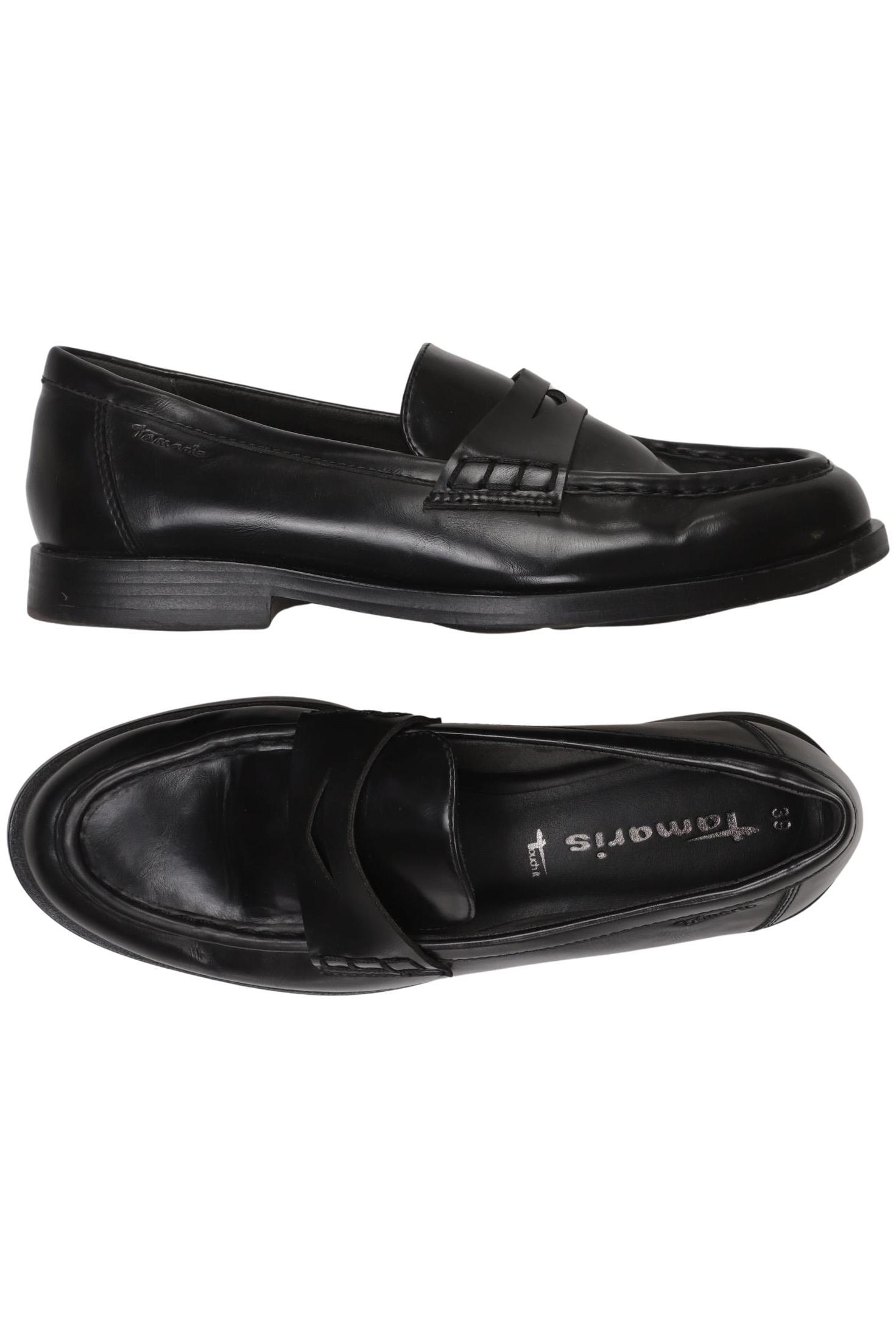 

Tamaris Damen Halbschuh, schwarz, Gr. 39