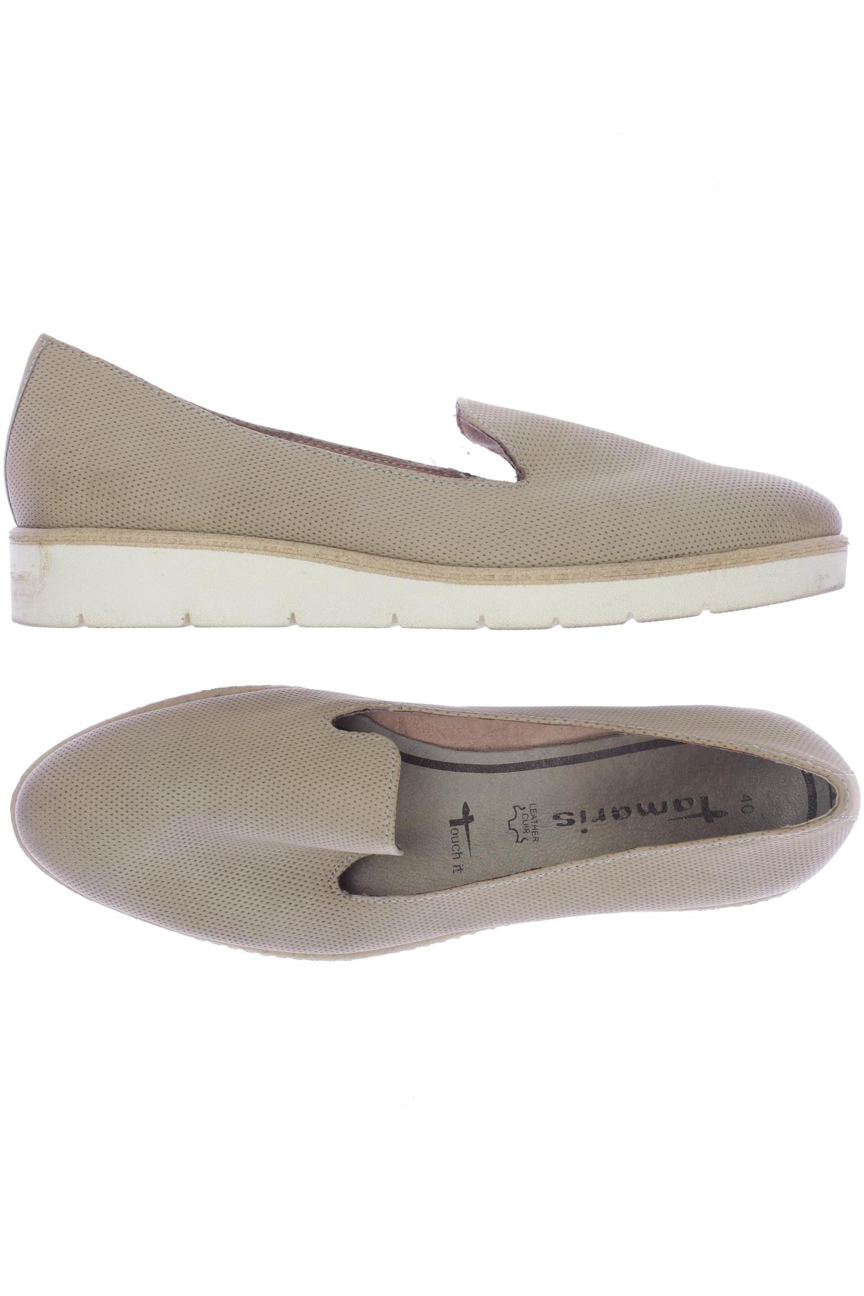 

Tamaris Damen Halbschuh, beige, Gr. 40