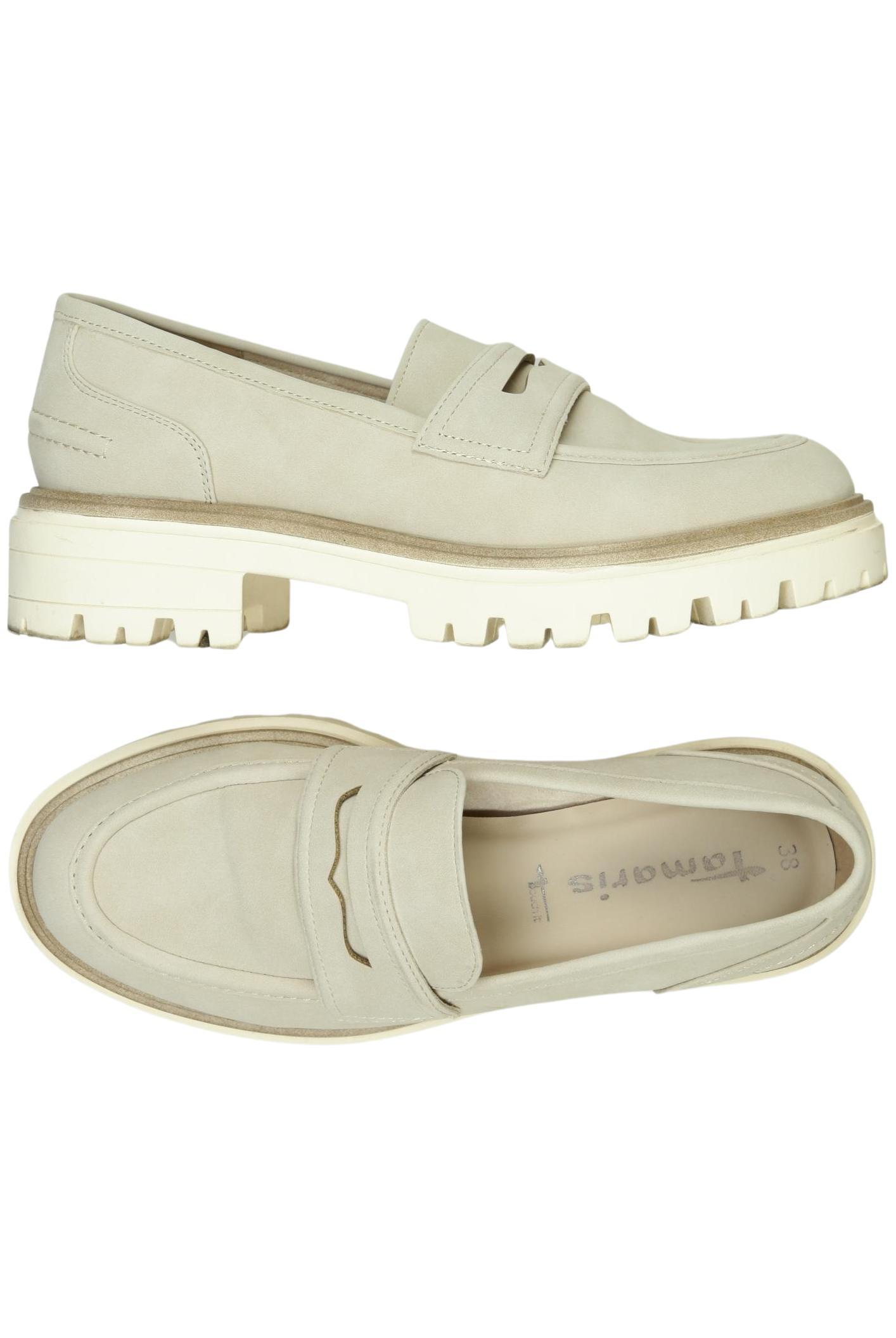 

Tamaris Damen Halbschuh, beige, Gr. 38