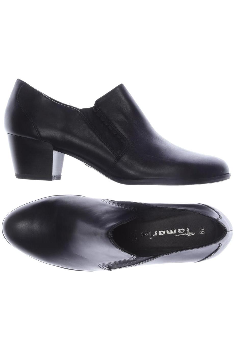 

Tamaris Damen Halbschuh, schwarz, Gr. 39