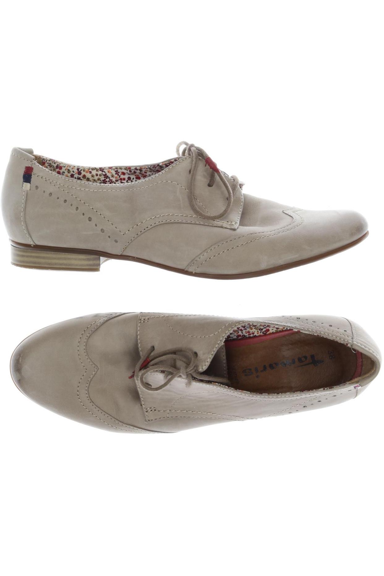 

Tamaris Damen Halbschuh, beige, Gr. 38