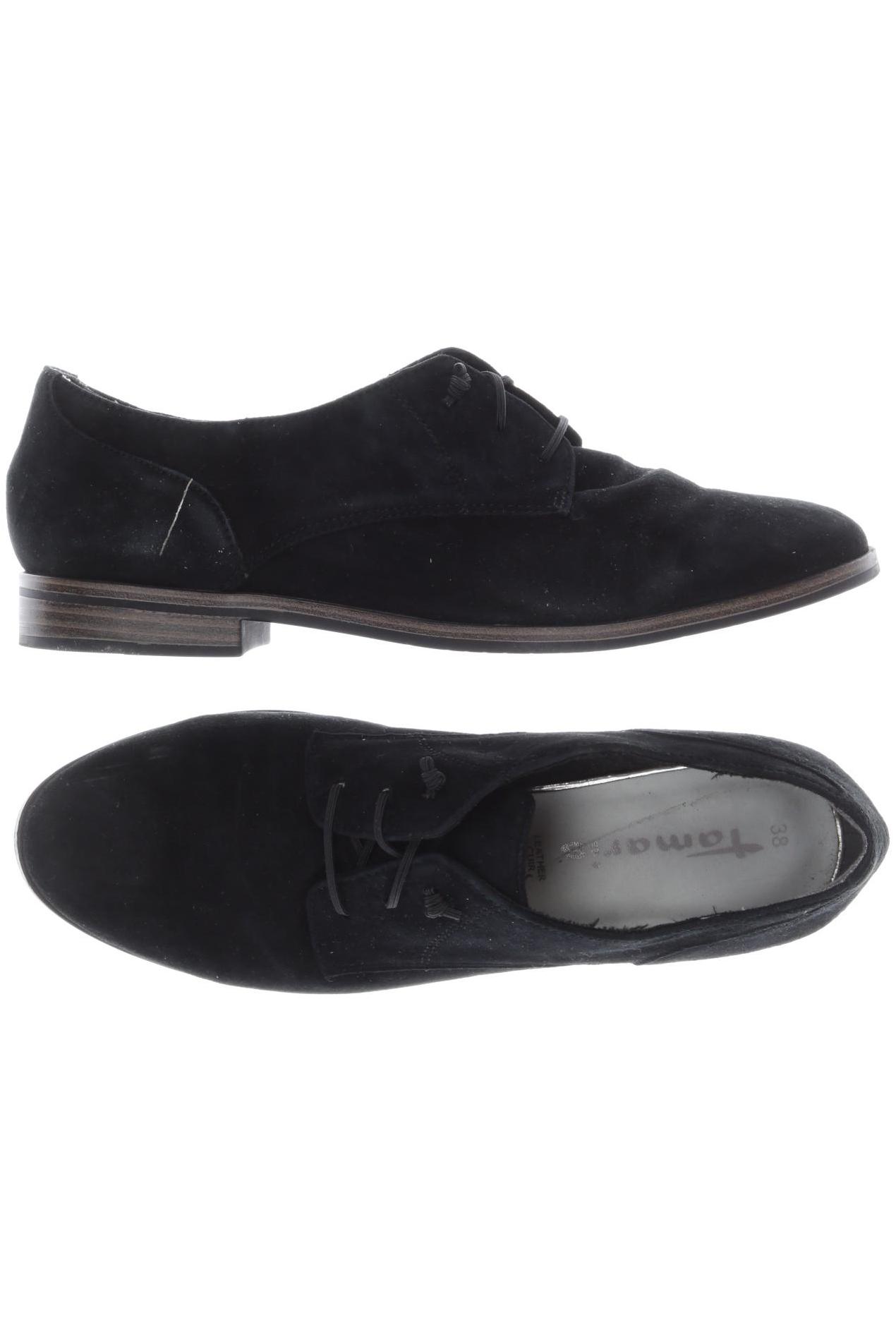 

Tamaris Damen Halbschuh, schwarz, Gr. 38
