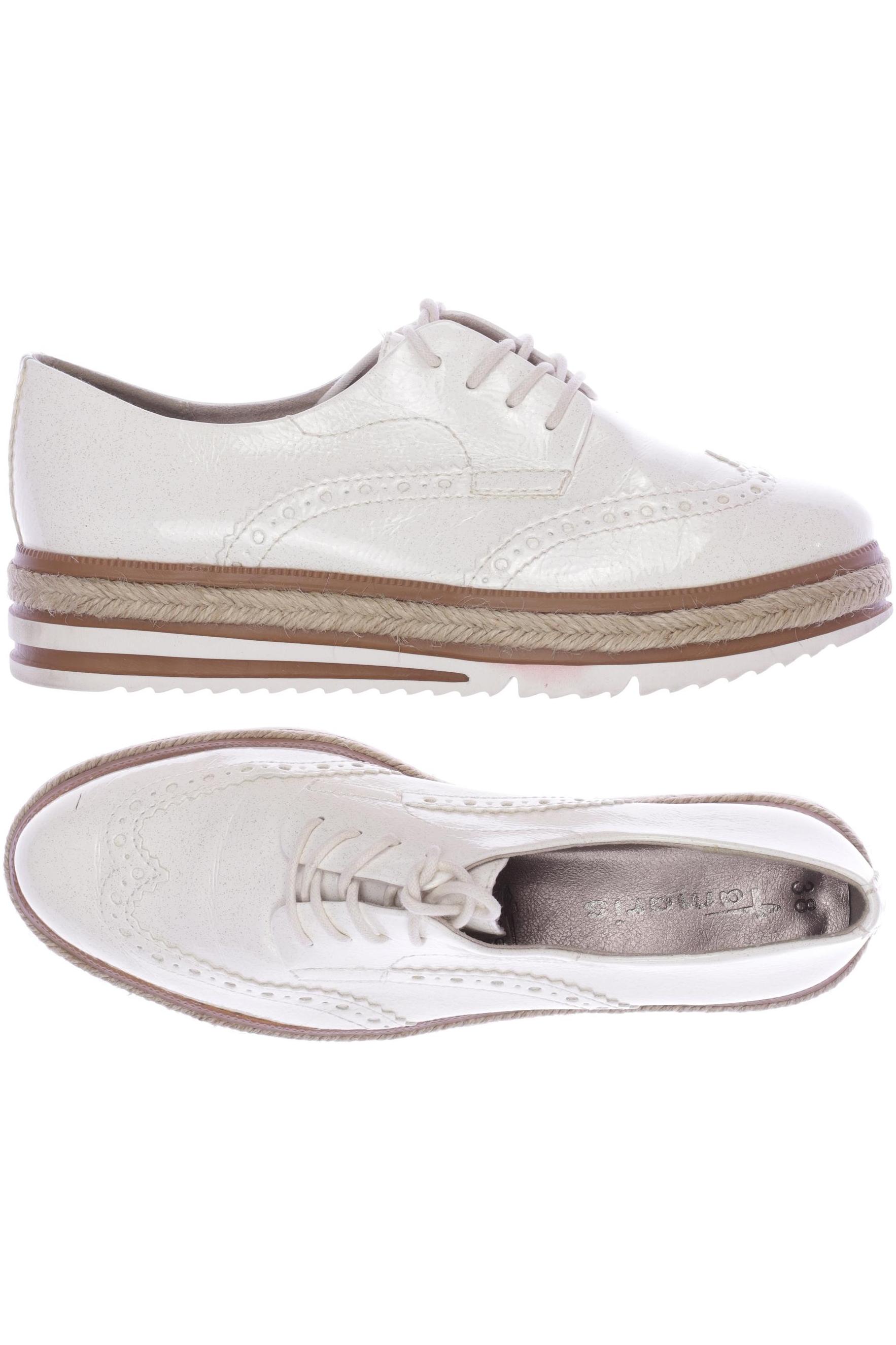 

Tamaris Damen Halbschuh, weiß, Gr. 38