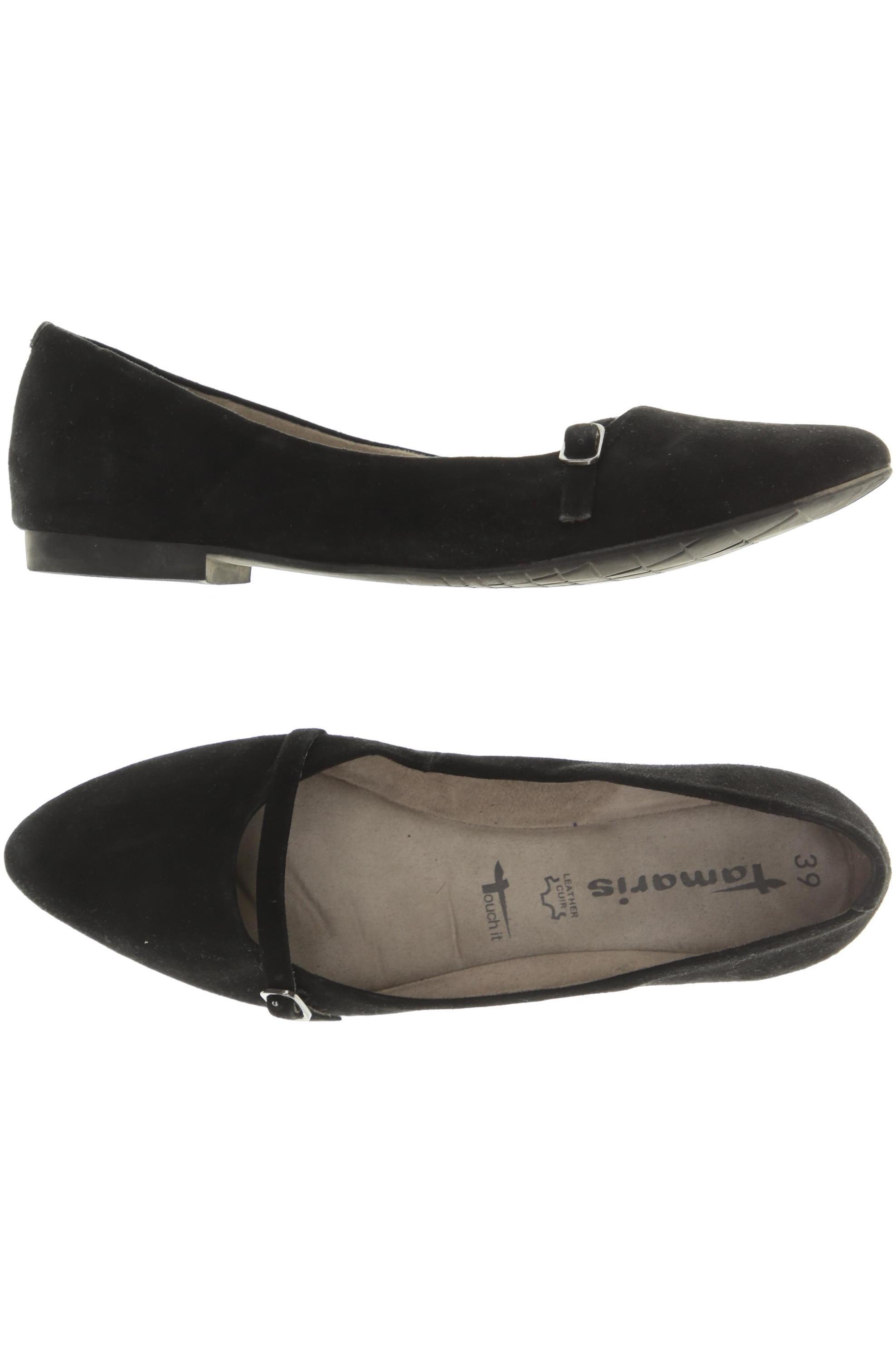 

Tamaris Damen Halbschuh, schwarz, Gr. 39