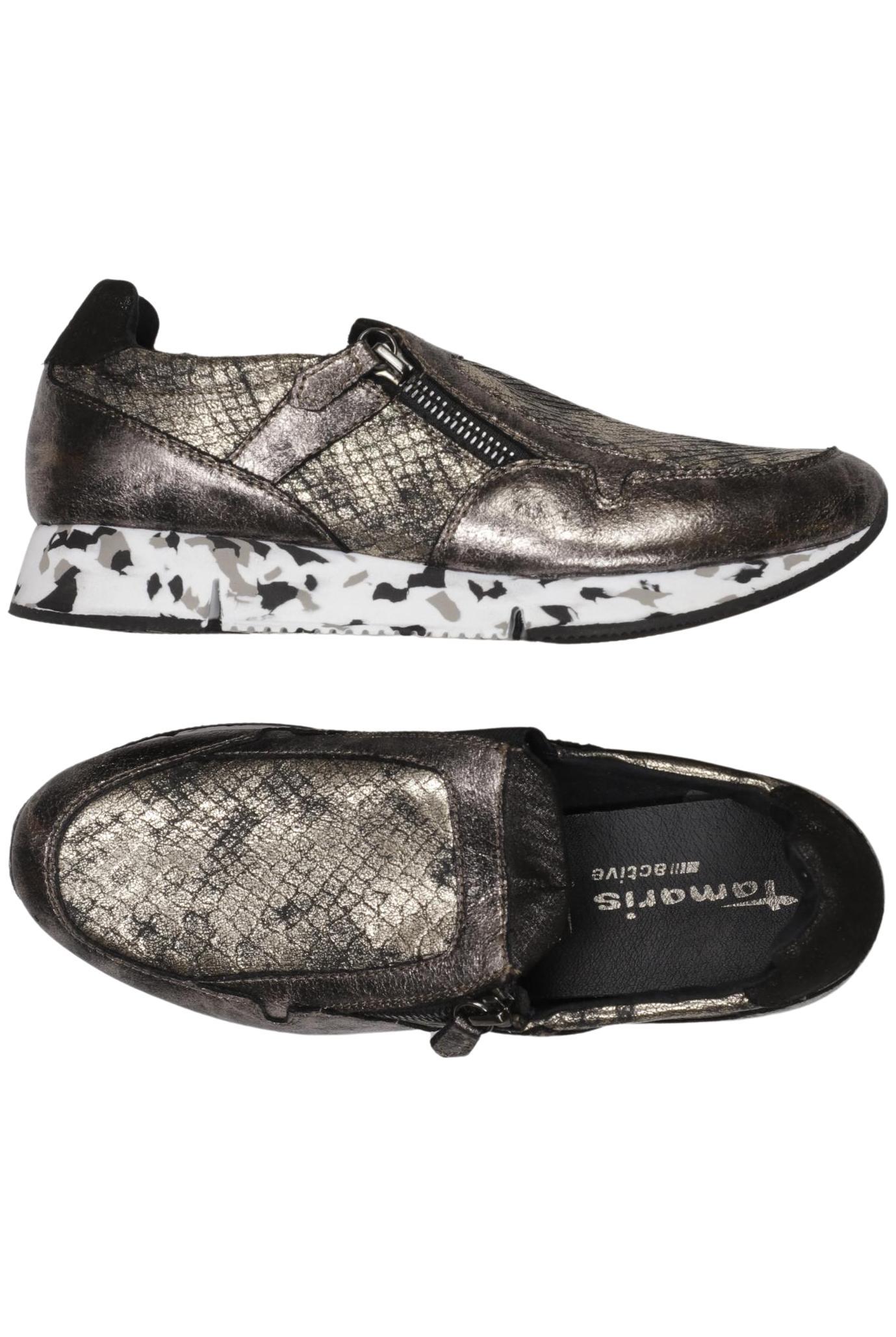 

Tamaris Damen Halbschuh, silber, Gr. 39