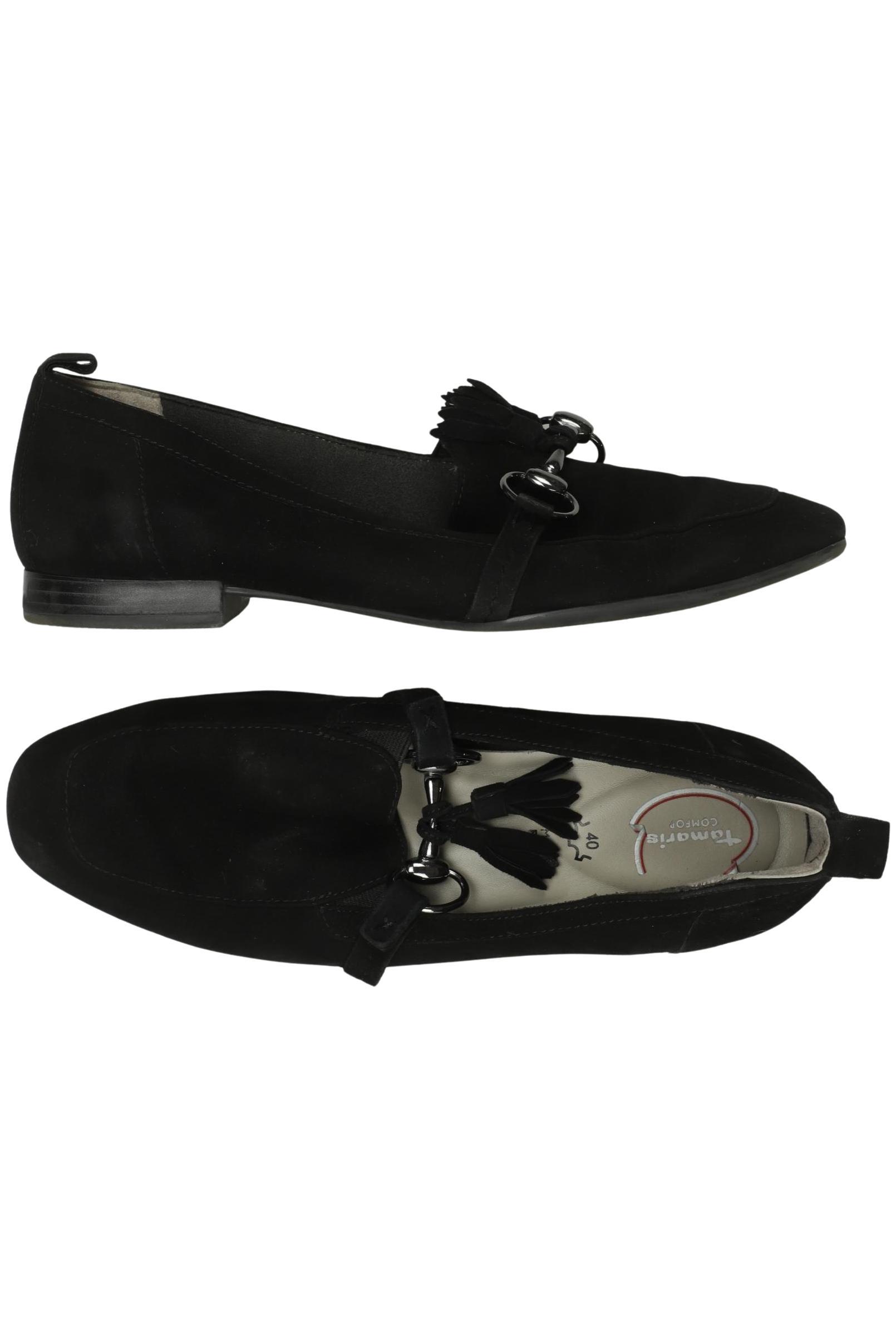 

Tamaris Damen Halbschuh, schwarz, Gr. 40