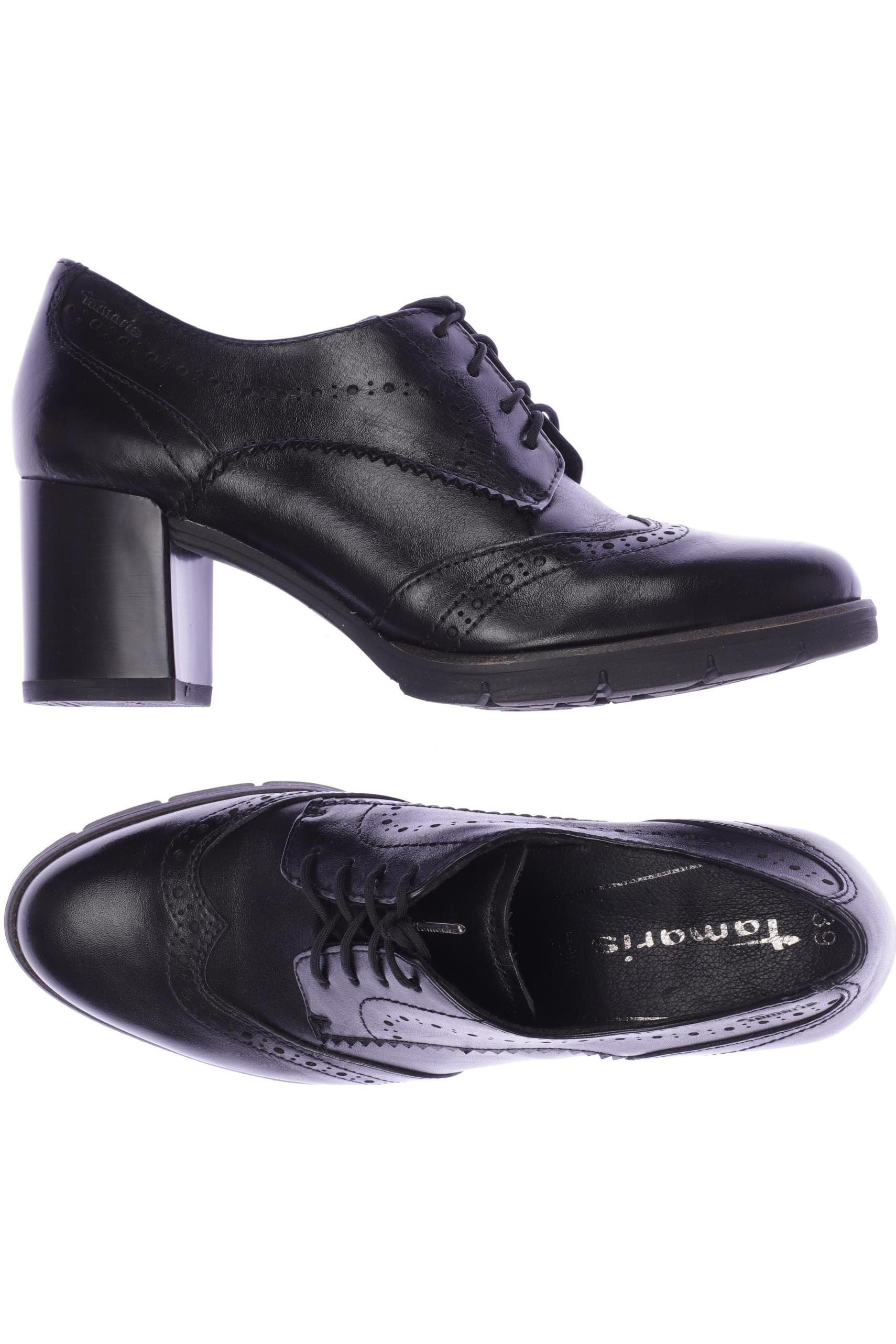 

Tamaris Damen Halbschuh, schwarz, Gr. 39