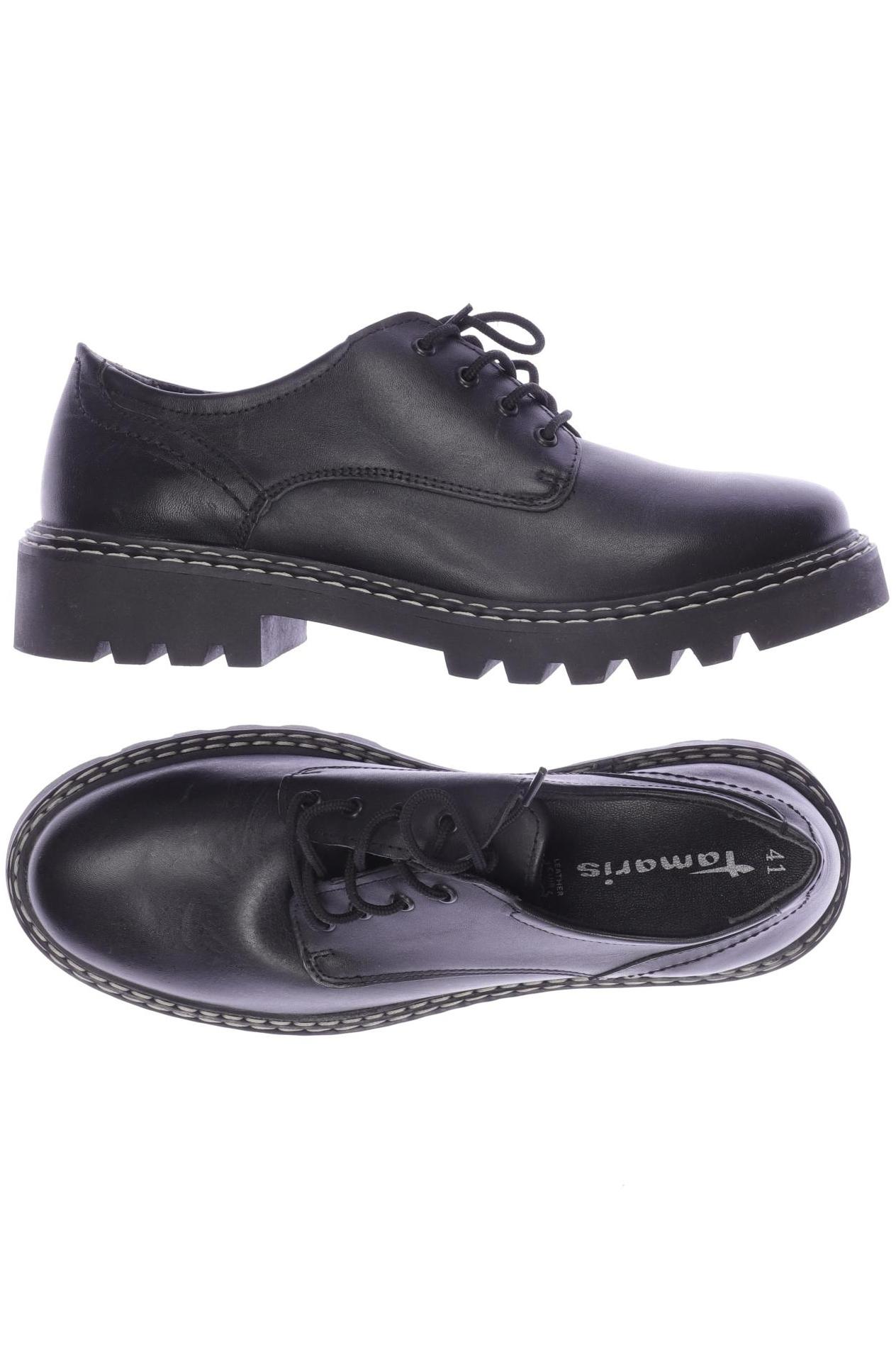 

Tamaris Damen Halbschuh, schwarz, Gr. 41