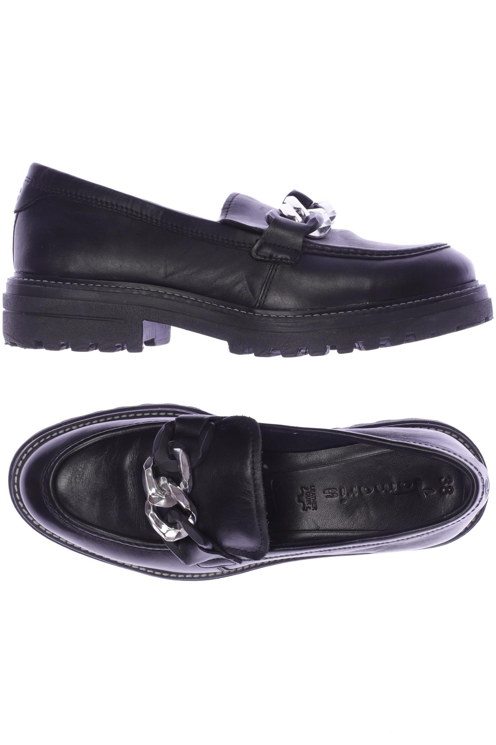 

Tamaris Damen Halbschuh, schwarz, Gr. 38