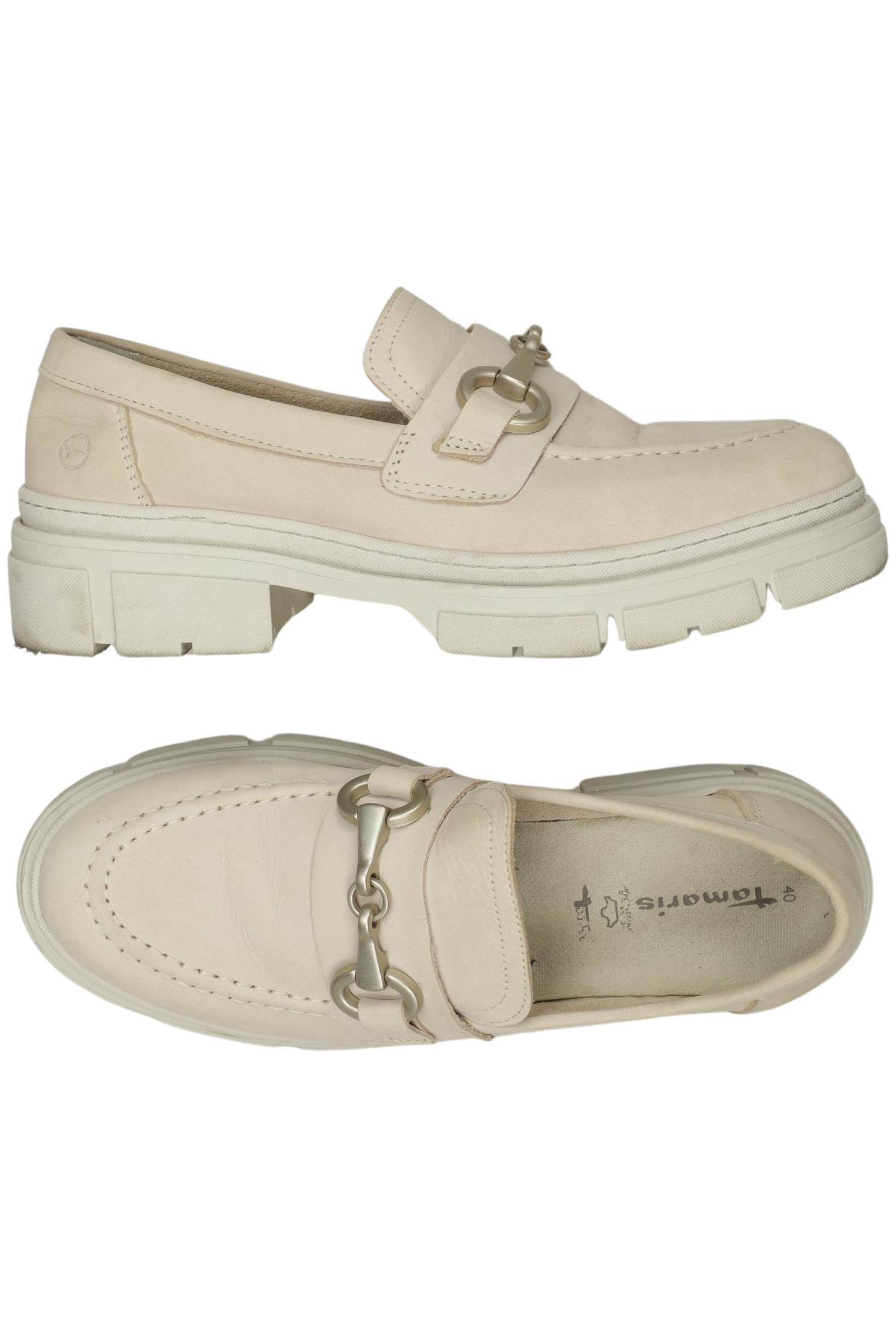 

Tamaris Damen Halbschuh, beige, Gr. 40