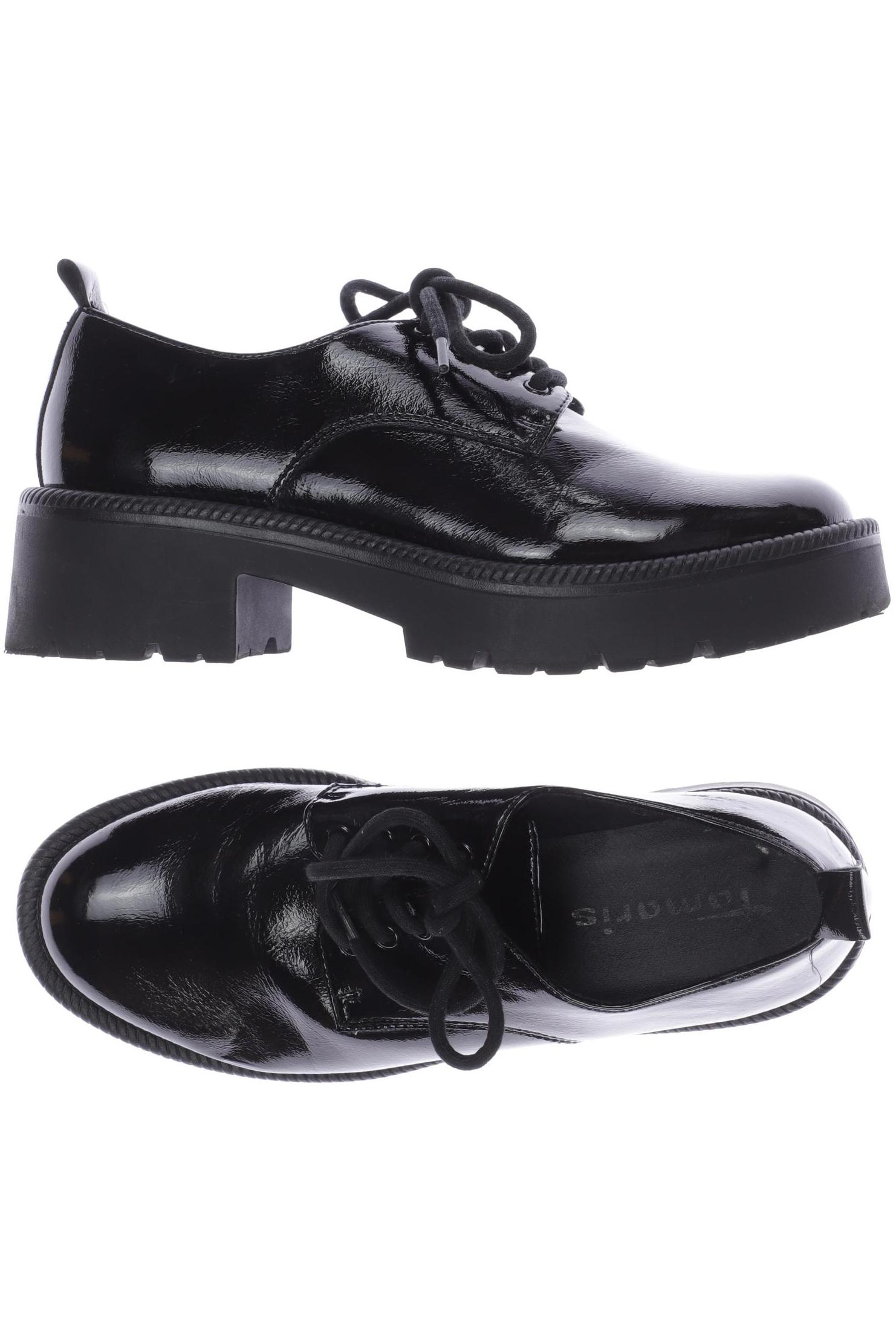 

Tamaris Damen Halbschuh, schwarz, Gr. 38